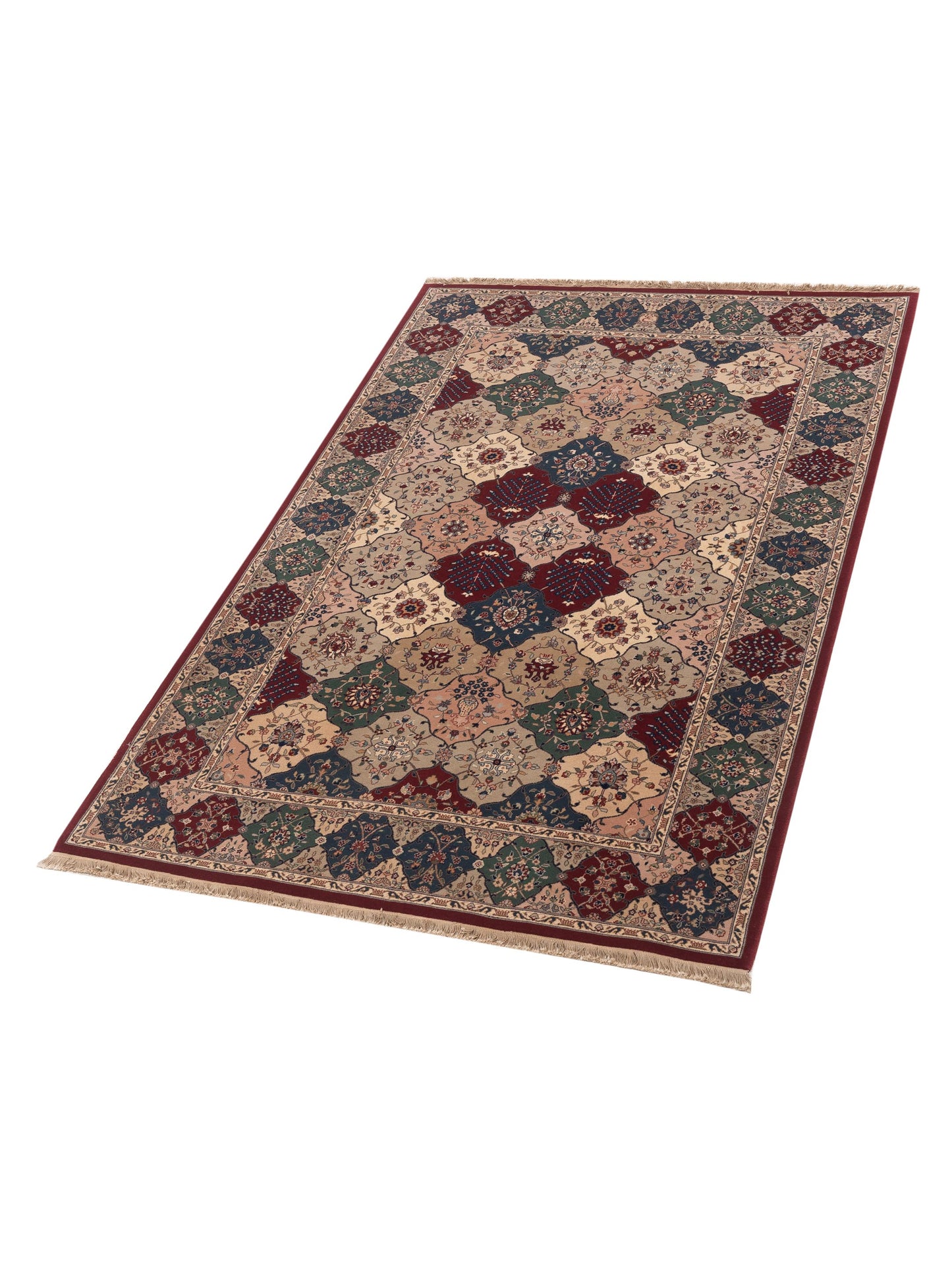 Magnolia 121196 Multi Multi 6x9 Hand Knotted Rug