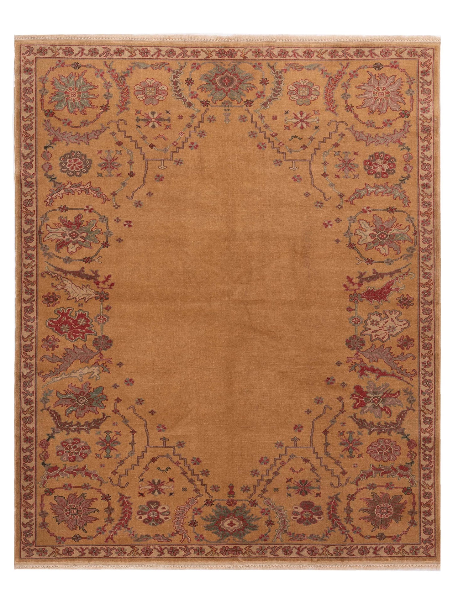 Pasha Antique Loom  Gold Gold Traditional