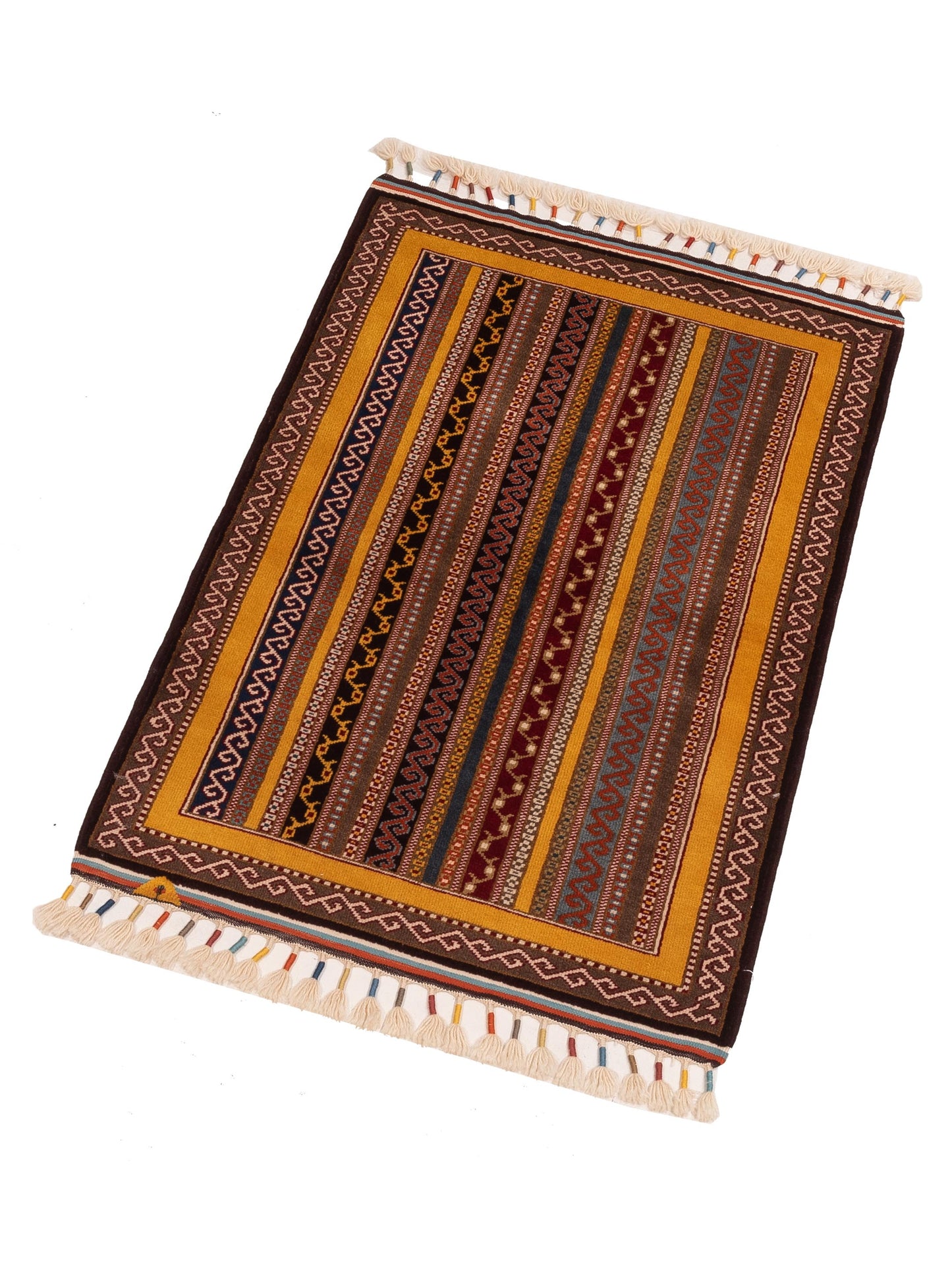 Shawl 129742 Multi 3x4.6 Hand Knotted Rug