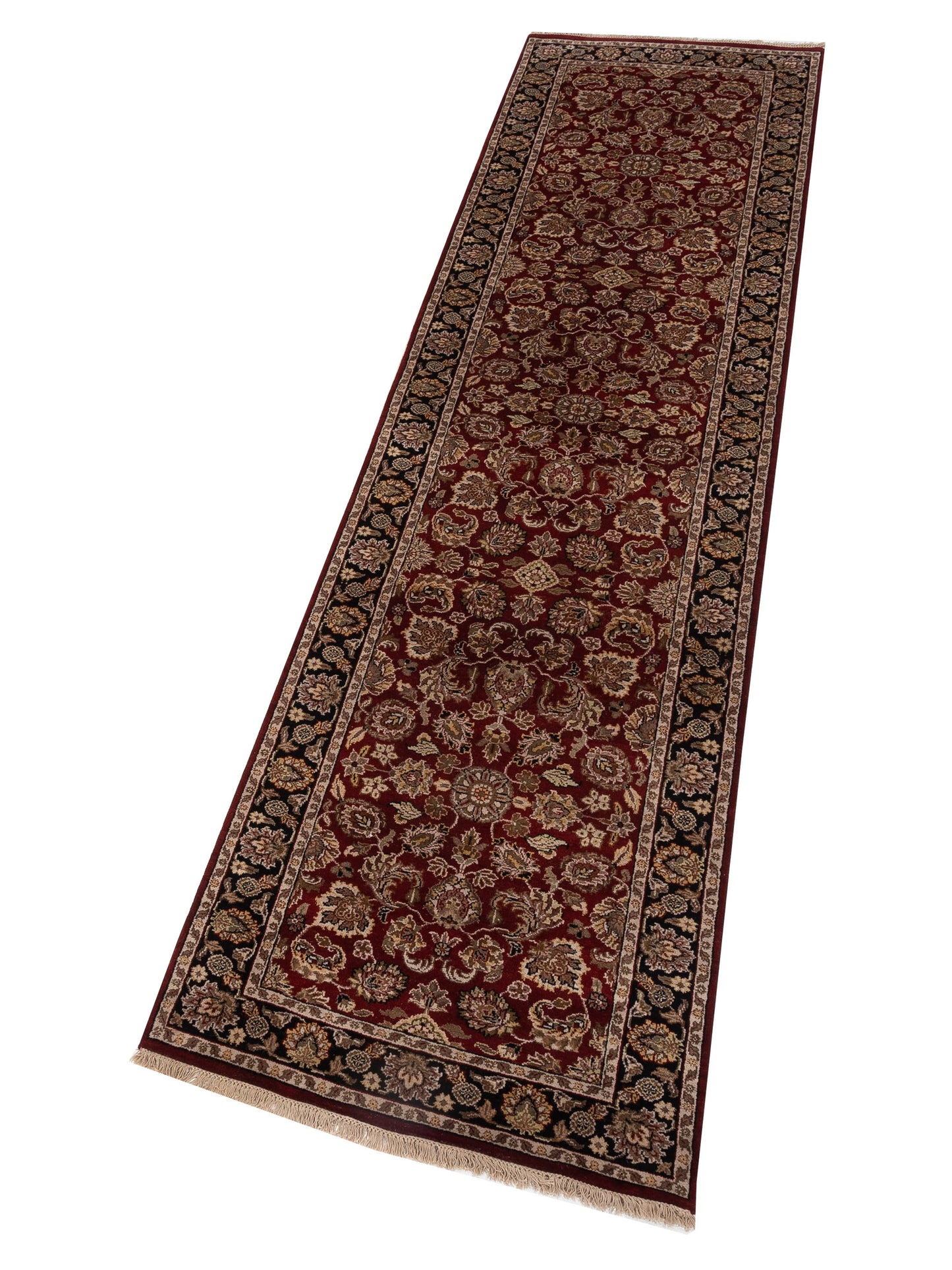 Royal 99017 Red Black 4.1x14.11 Hand Knotted Rug