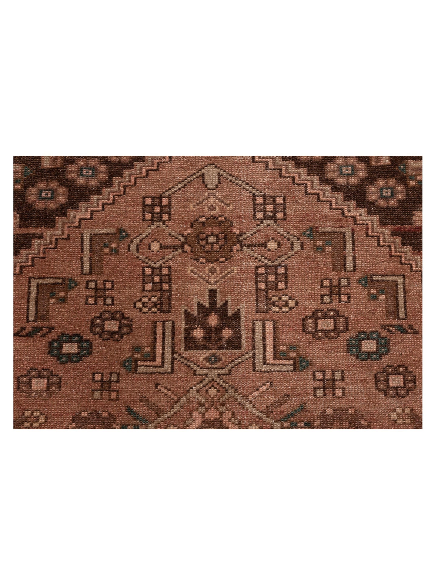 Persian 147699 Brown Brown 4.9x7.7 Hand Knotted Rug