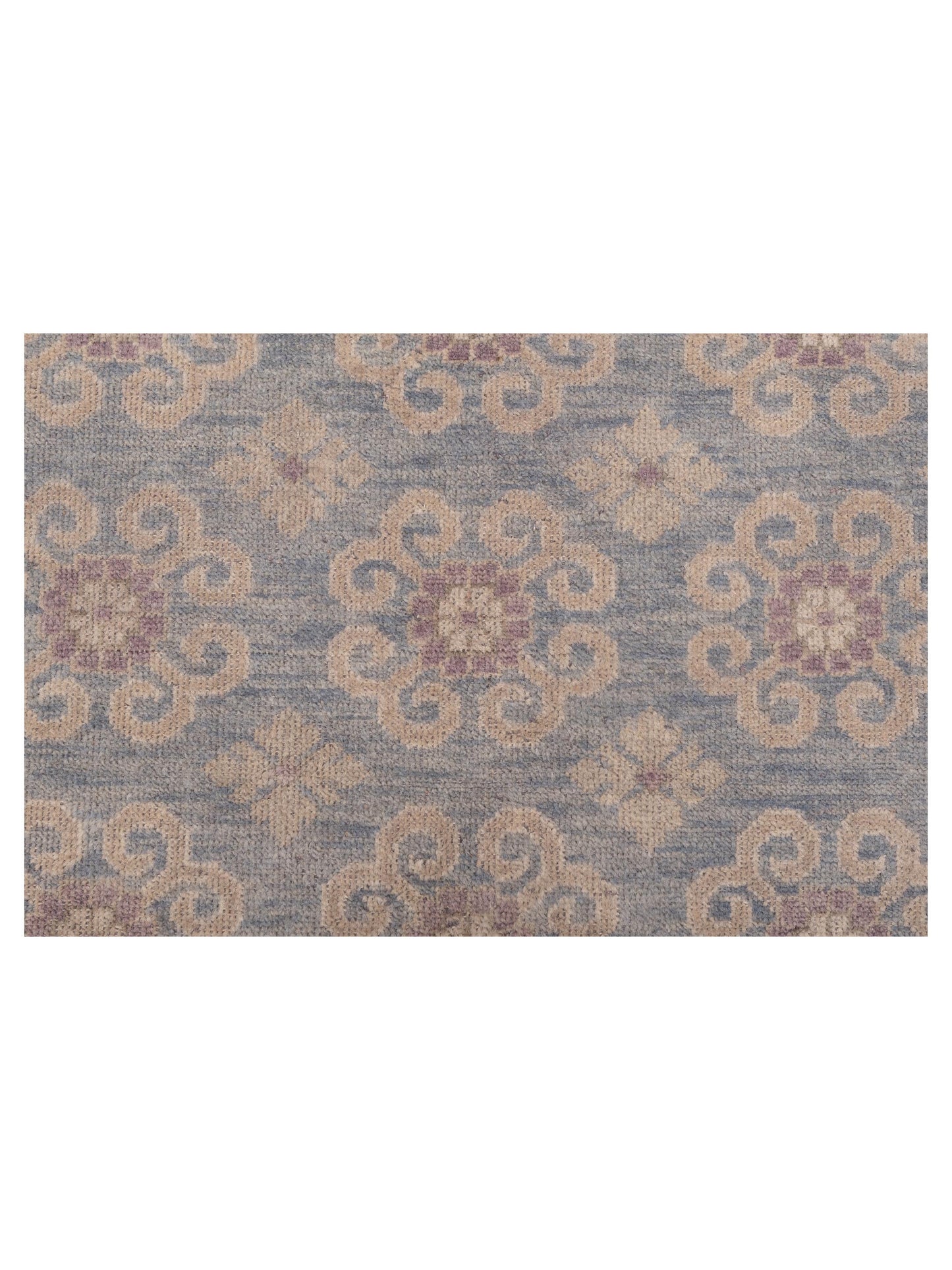 Evren 123504 Blue Silver 4.1x5.9 Hand Knotted Rug