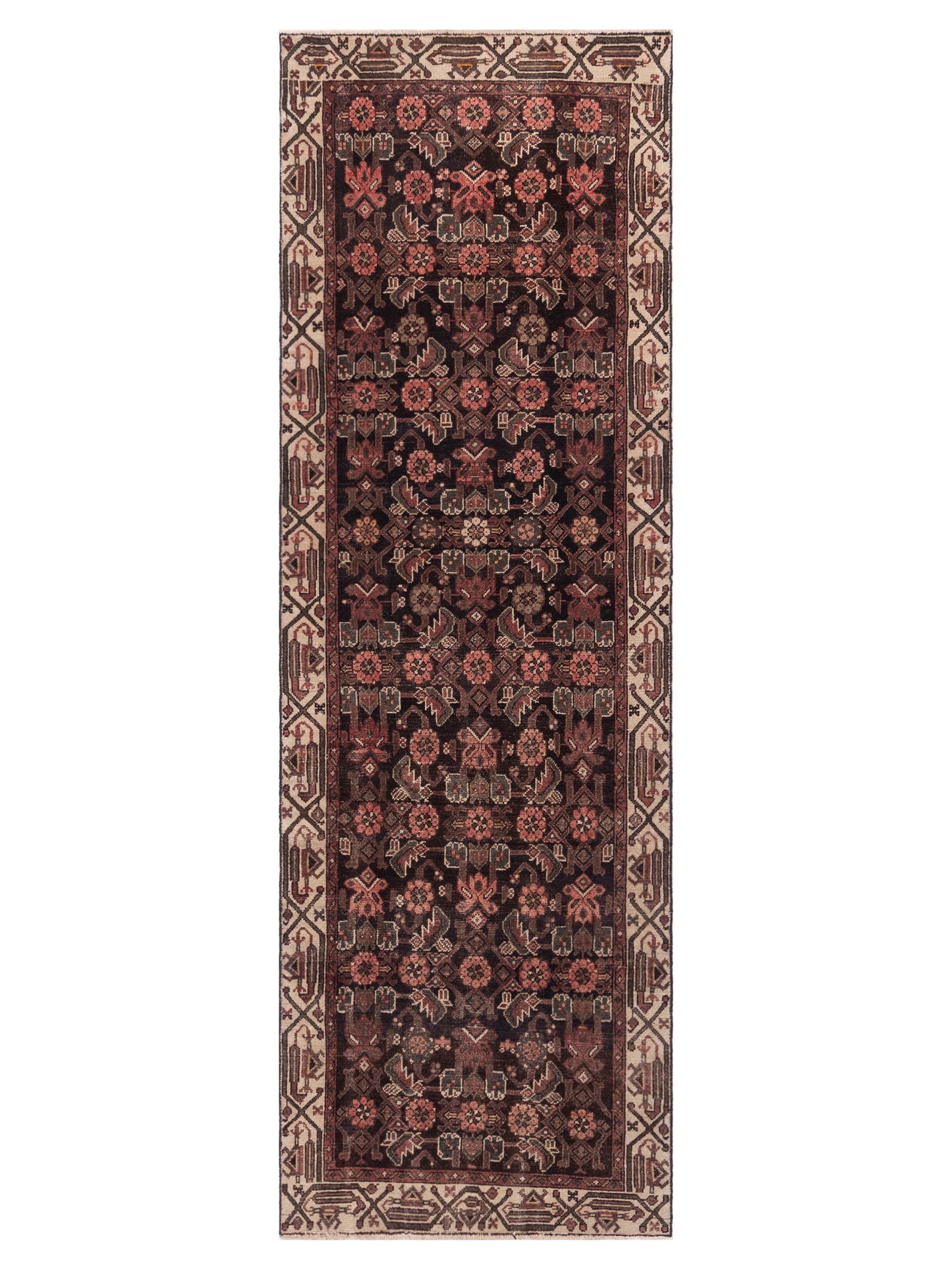Pasha Persian  Brown Ivory Traditional