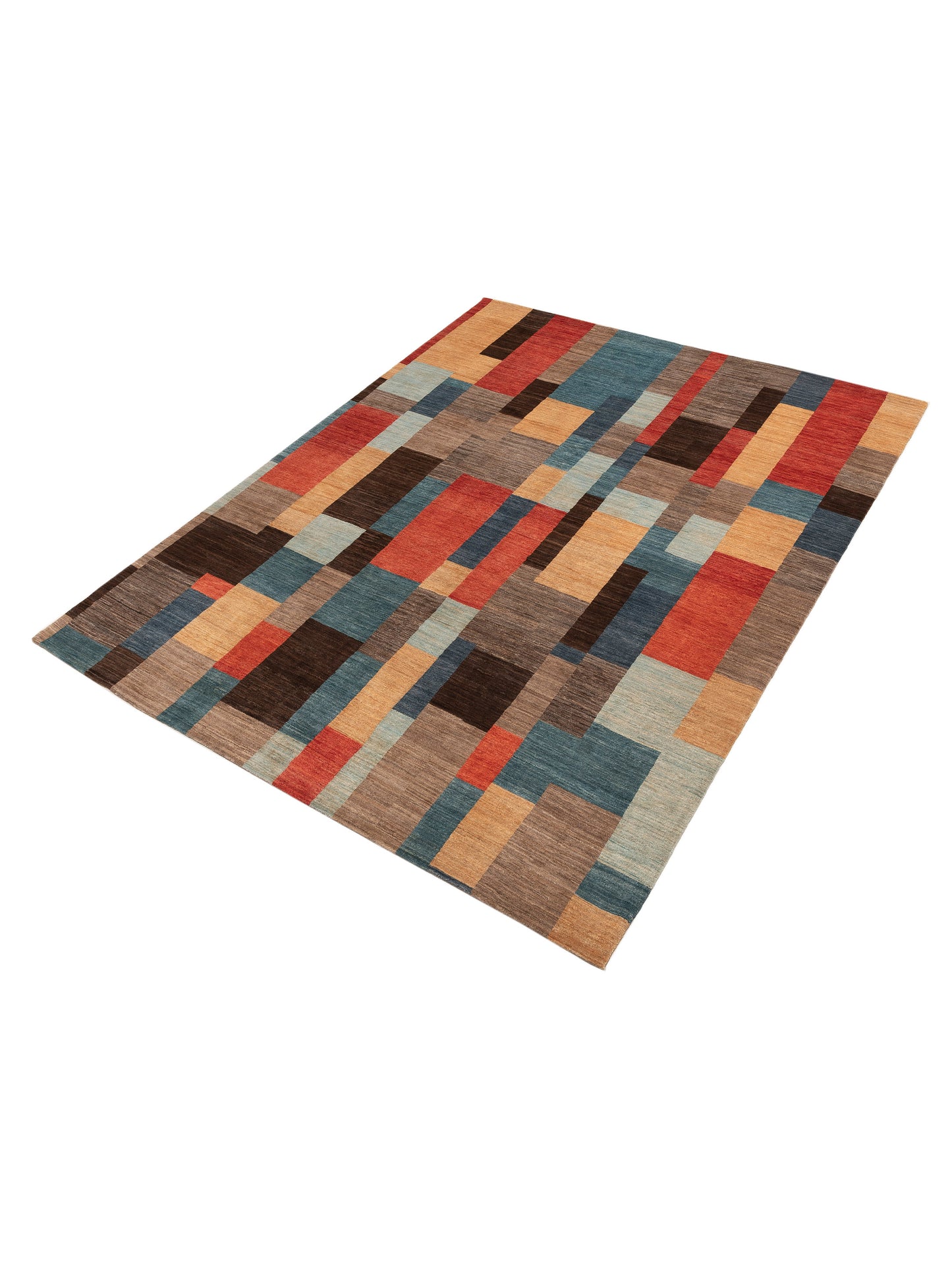 Tibetino 154057 Multi Multi 7.11x10.6 Hand Knotted Rug