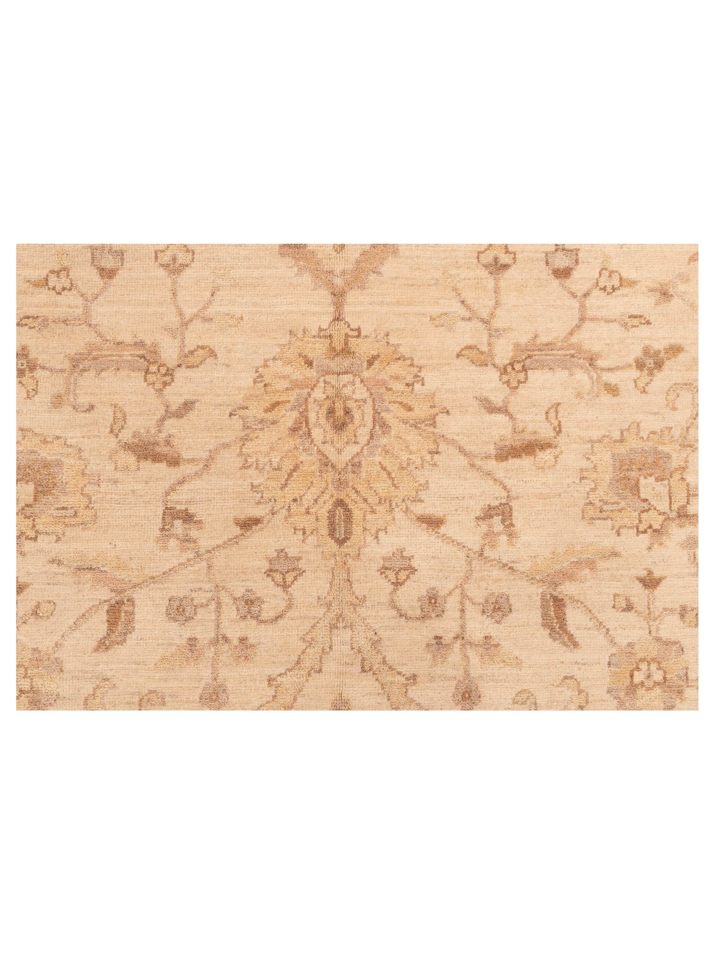 Laila 112523 Ivory Ivory 5.7x7.10 Hand Knotted Rug