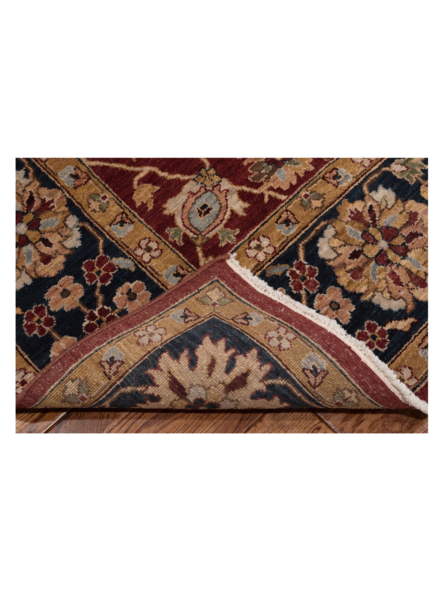 Crown 146918 Red Navy 8x9.8 Hand Knotted Rug