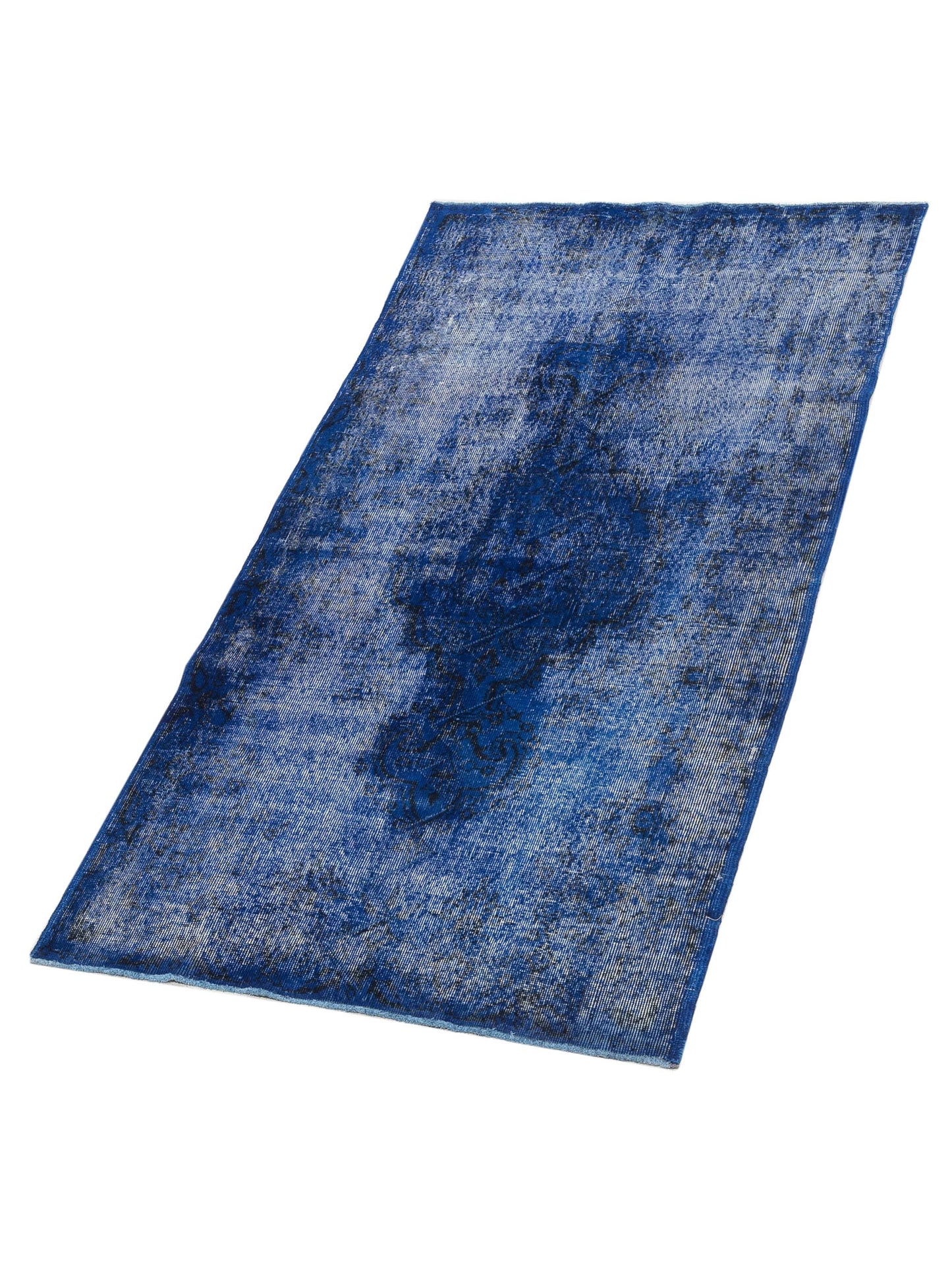 Vintage 111765 Dark Blue 3.10x7.1 Hand Knotted Rug