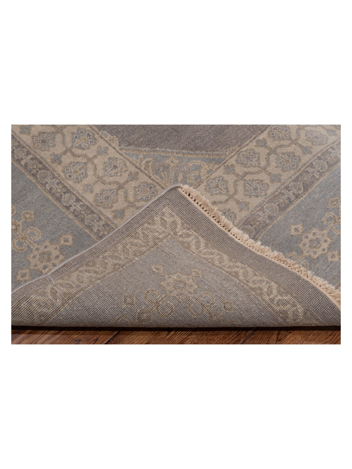 Stella 117062 Gray 8.1x10.1 Hand Knotted Rug
