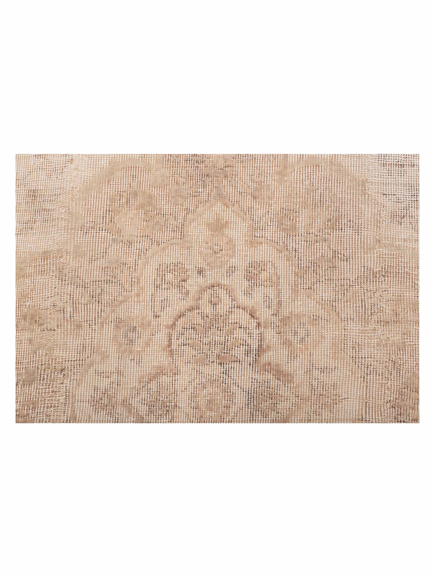 Vintage 120168 Ivory 8.1x12 Hand Knotted Rug