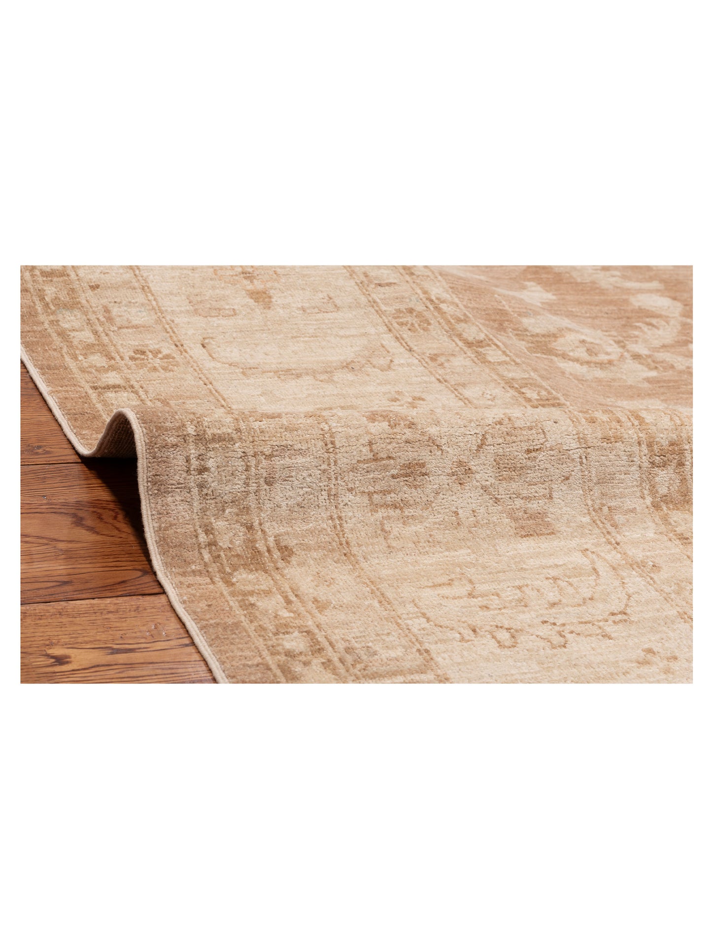 Sultan 153662 Brown Ivory 8.11x11.7 Hand Knotted Rug