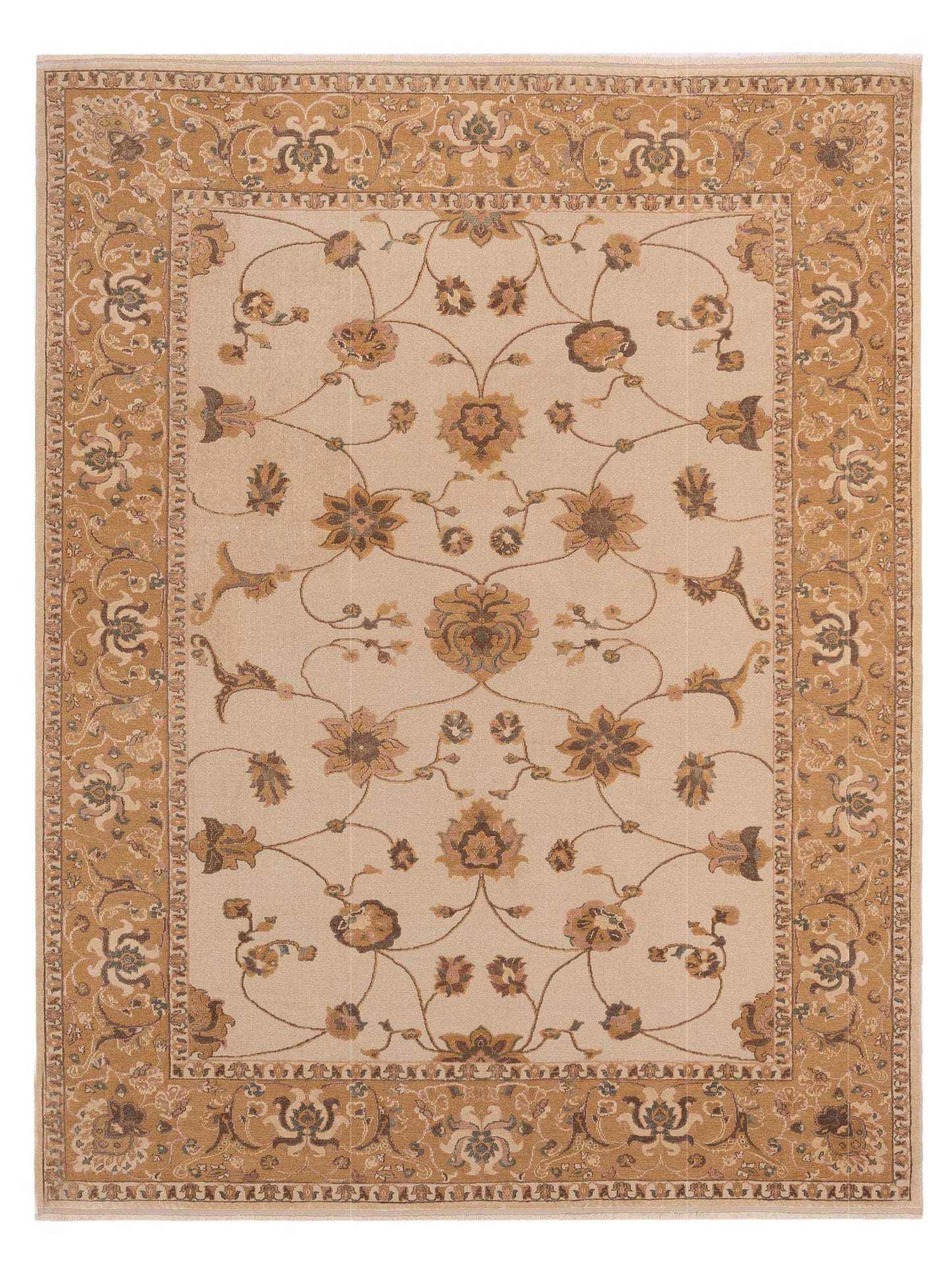 Pasha Antique Loom  Ivory Gold Traditional