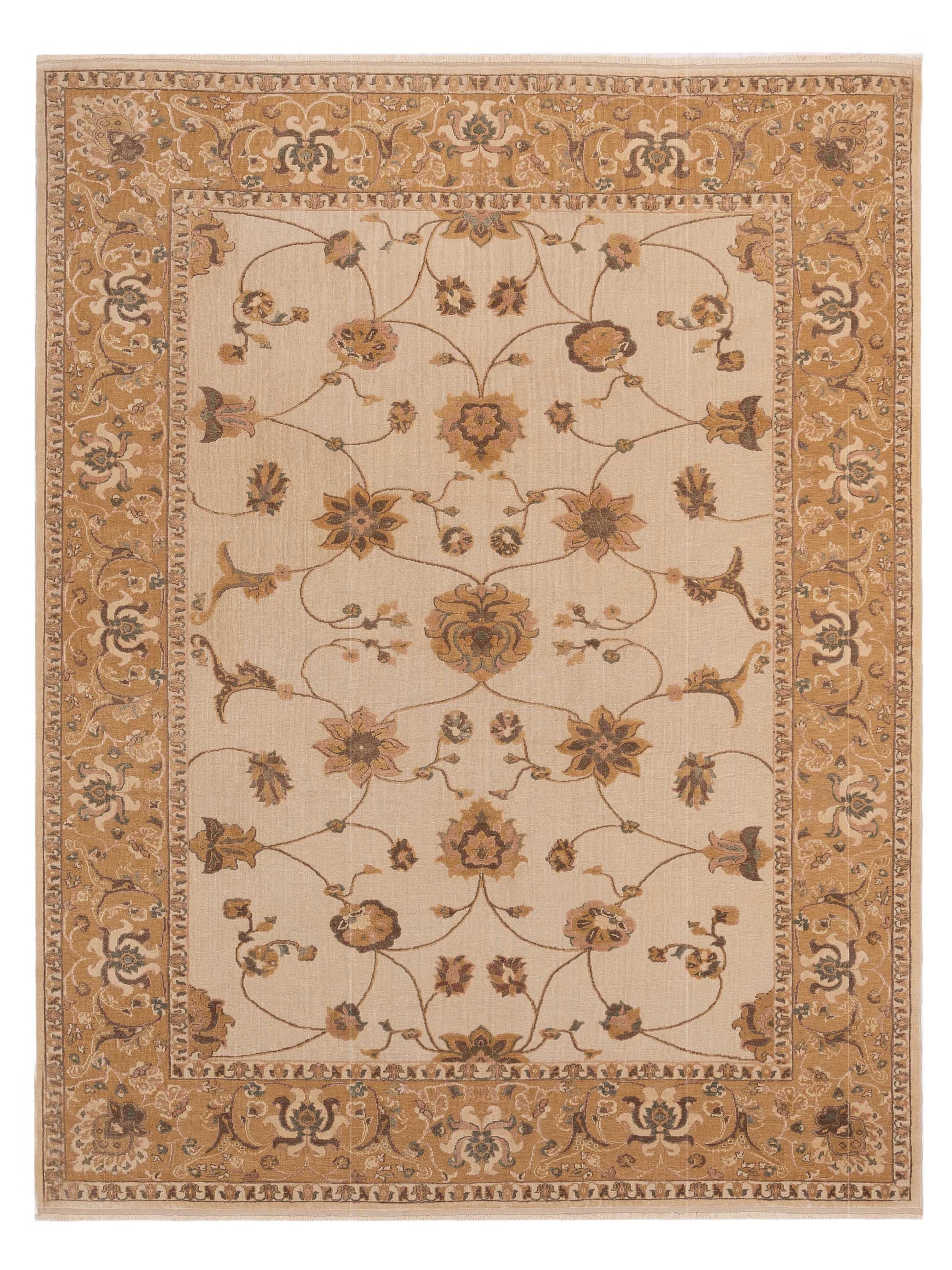 Pasha Antique Loom  Ivory Gold Traditional