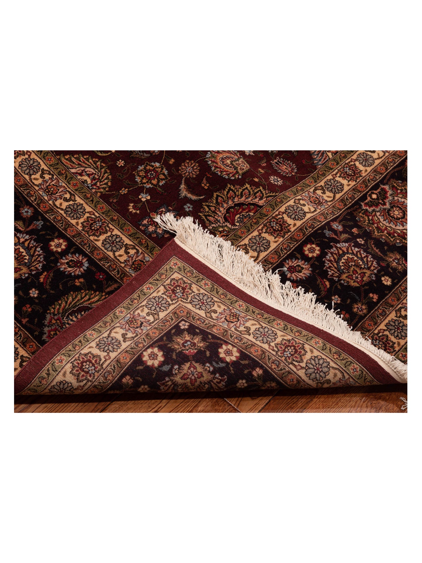 Magnolia 89904 Burgundy Plum 9.2x12.2 Hand Knotted Rug