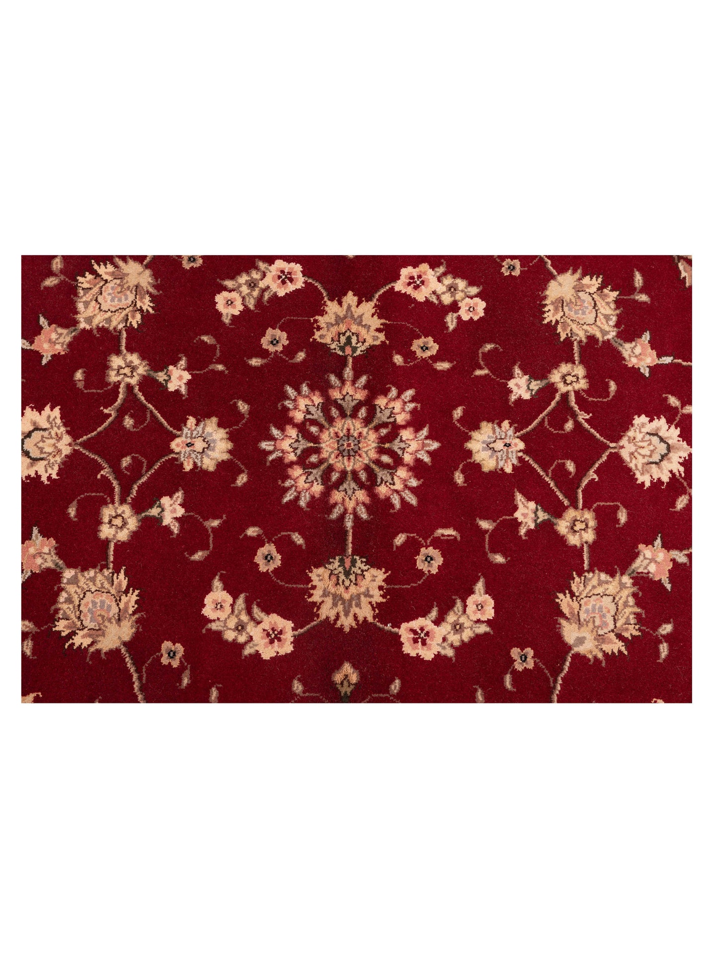 Magnolia 121067 Red Black 9x12 Hand Knotted Rug