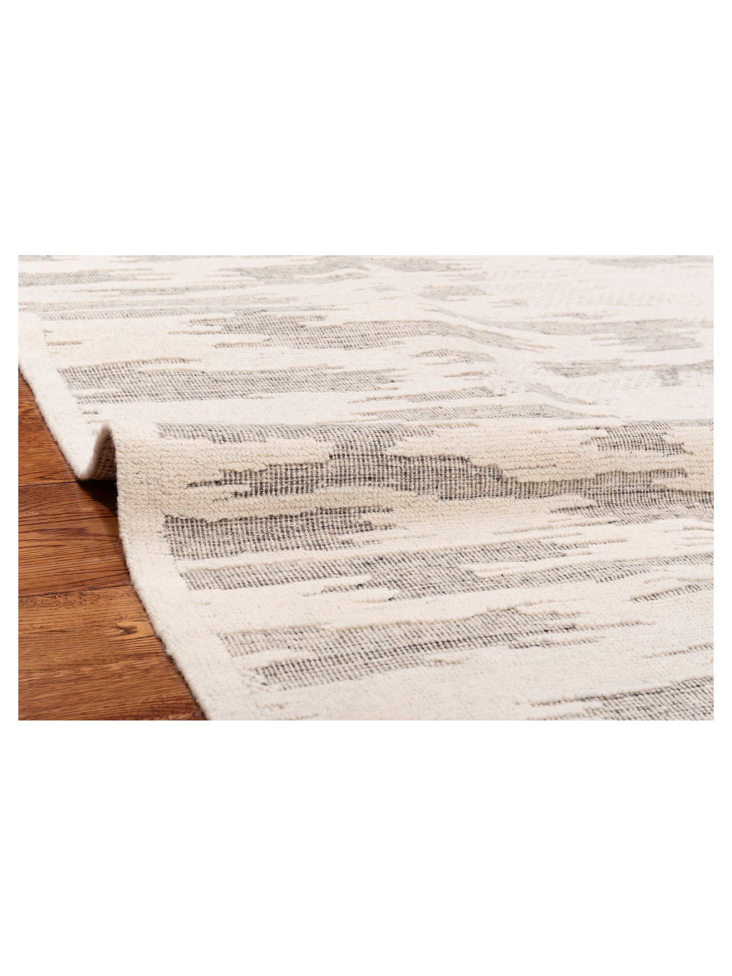 Harmony 152714 Ivory Gray 8x10.9 Hand Knotted Rug