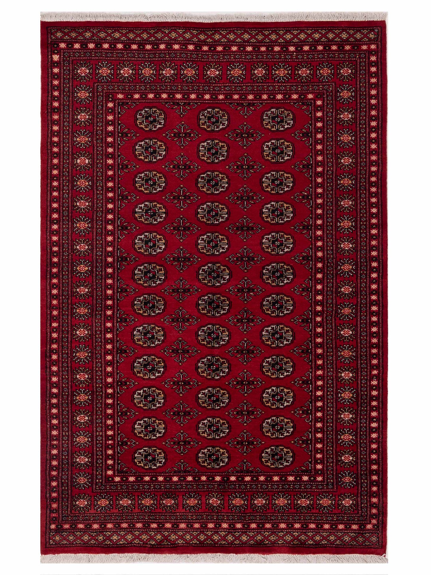 Nomad Bokhara  Red Red Traditional