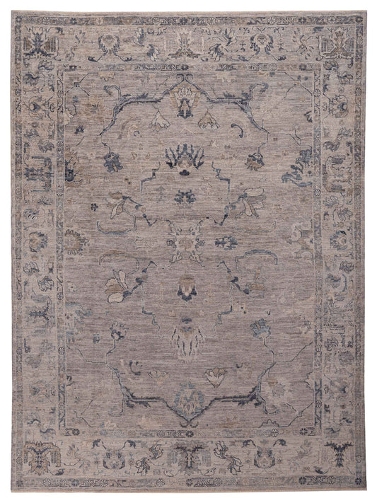 Anadol Angora Oushak  Gray Silver Traditional