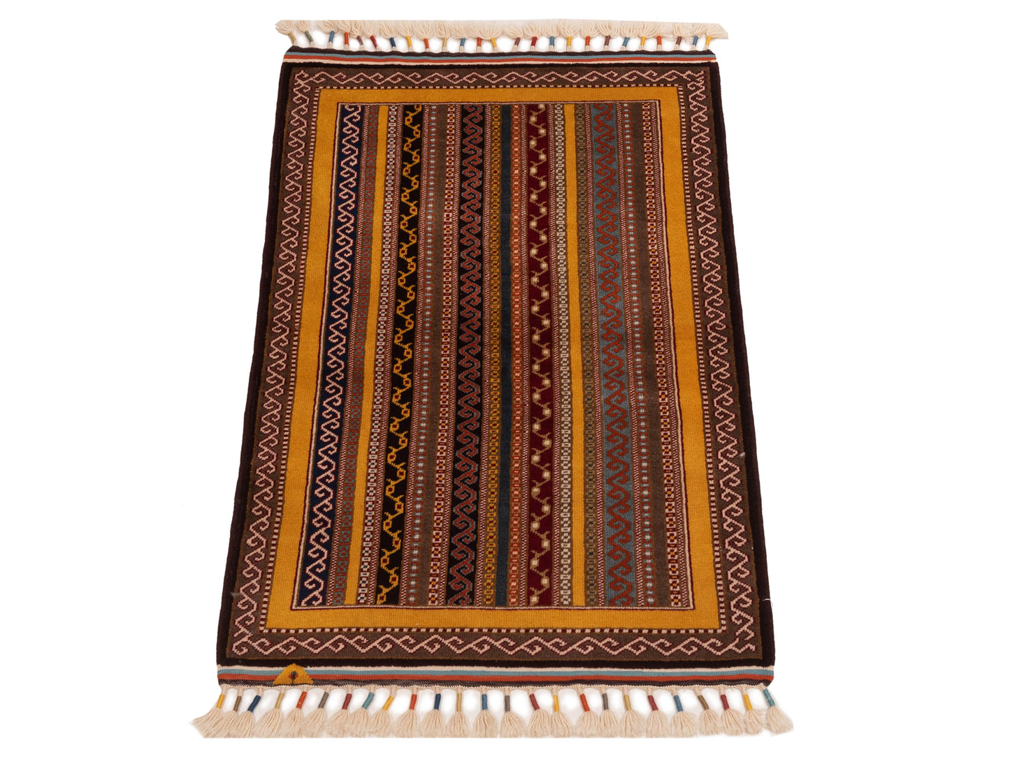 Shawl 129742 Multi 3x4.6 Hand Knotted Rug