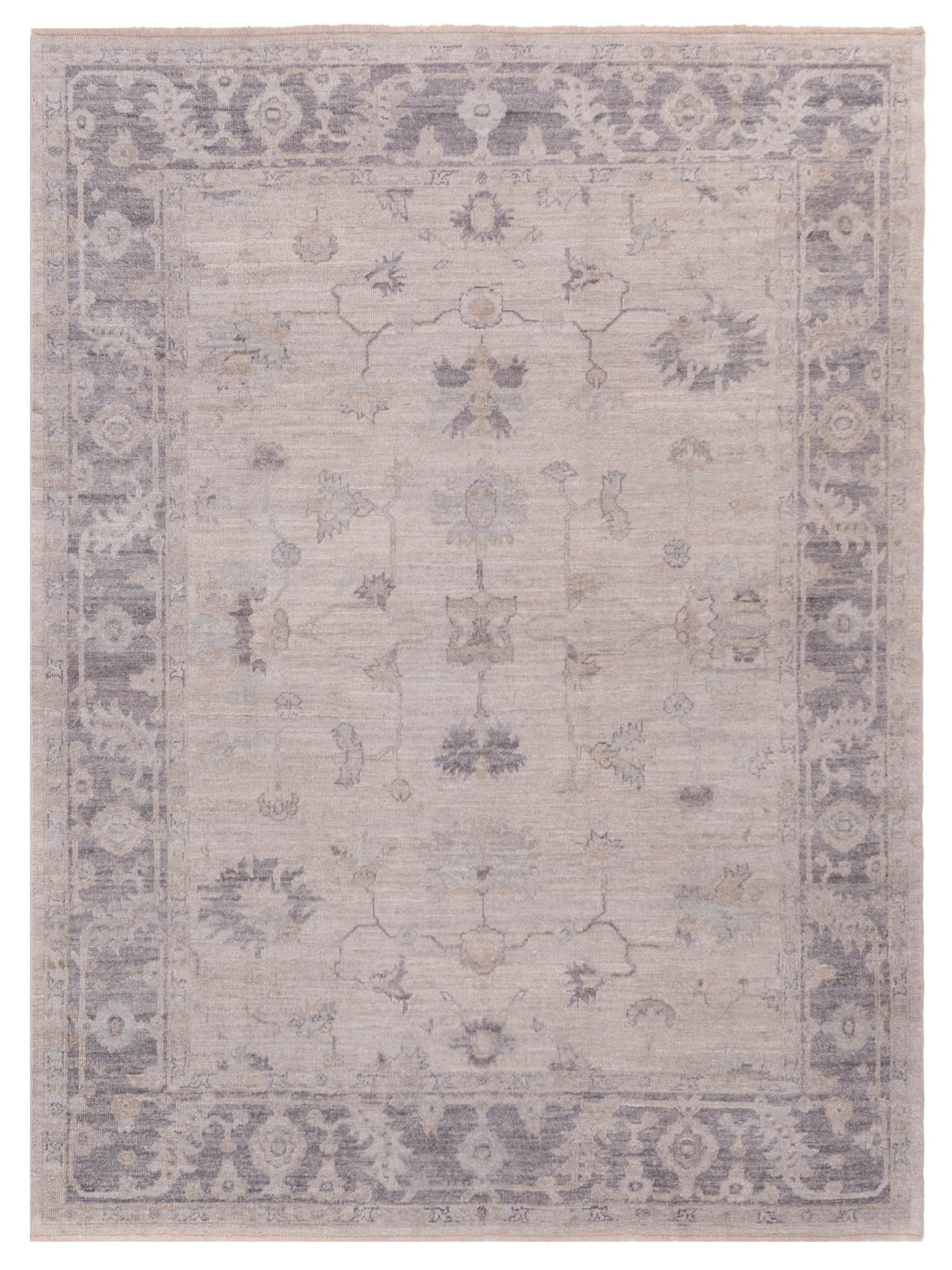 Anadol Angora Oushak  Silver Gray Traditional