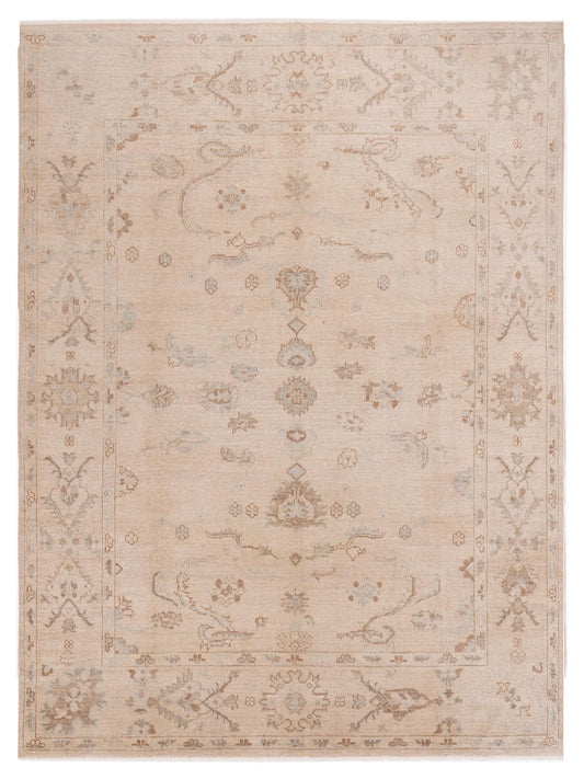Anadol Angora Oushak  Ivory Ivory Traditional