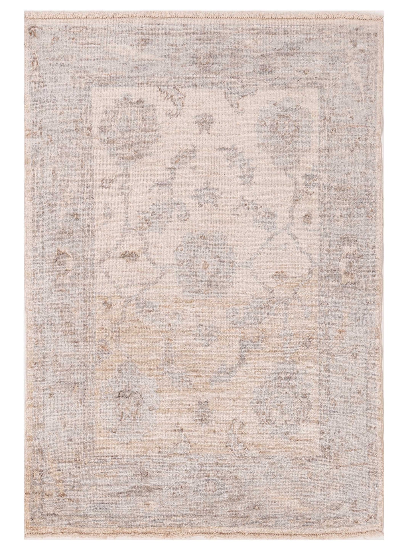 Anadol Angora Oushak  Ivory Gray Traditional