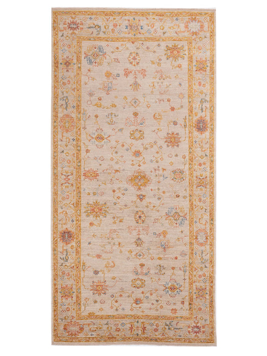 Anadol Angora Oushak  Ivory Silver Traditional