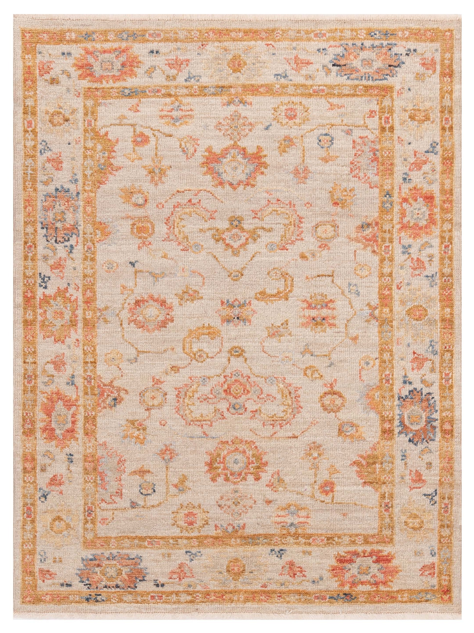Anadol Angora Oushak  Ivory Ivory Traditional