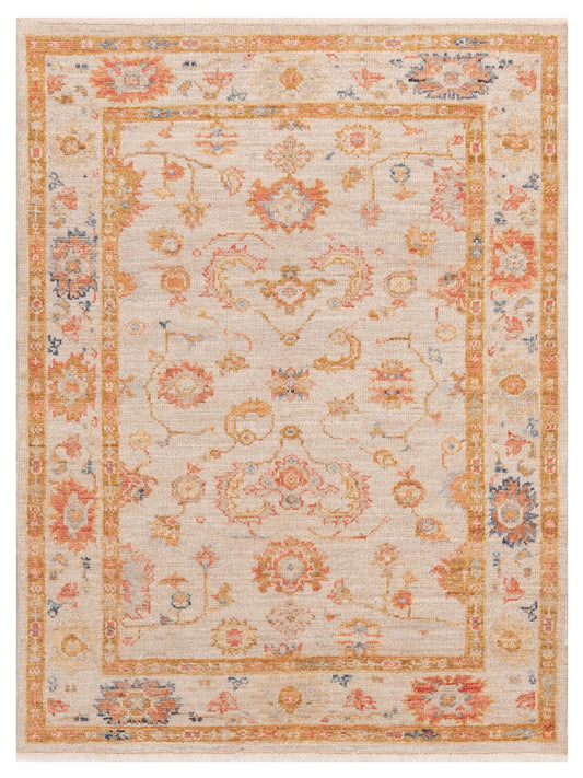 Anadol Angora Oushak  Ivory Ivory Traditional