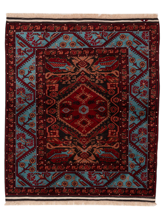 Pasha Turkish Shirwan  Black Blue Transitional