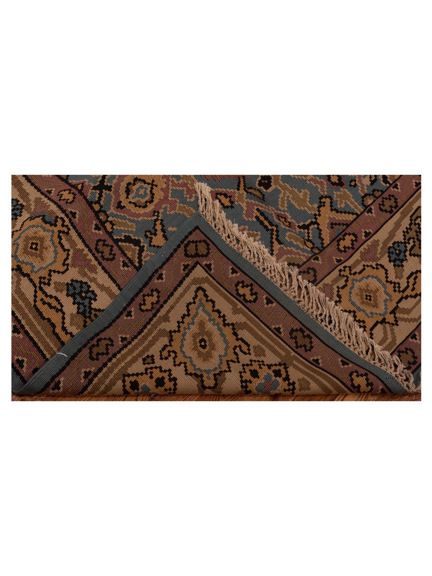 Transilvanian Kilim 79801 Blue Ivory 8.4x9.9 Hand Woven Rug