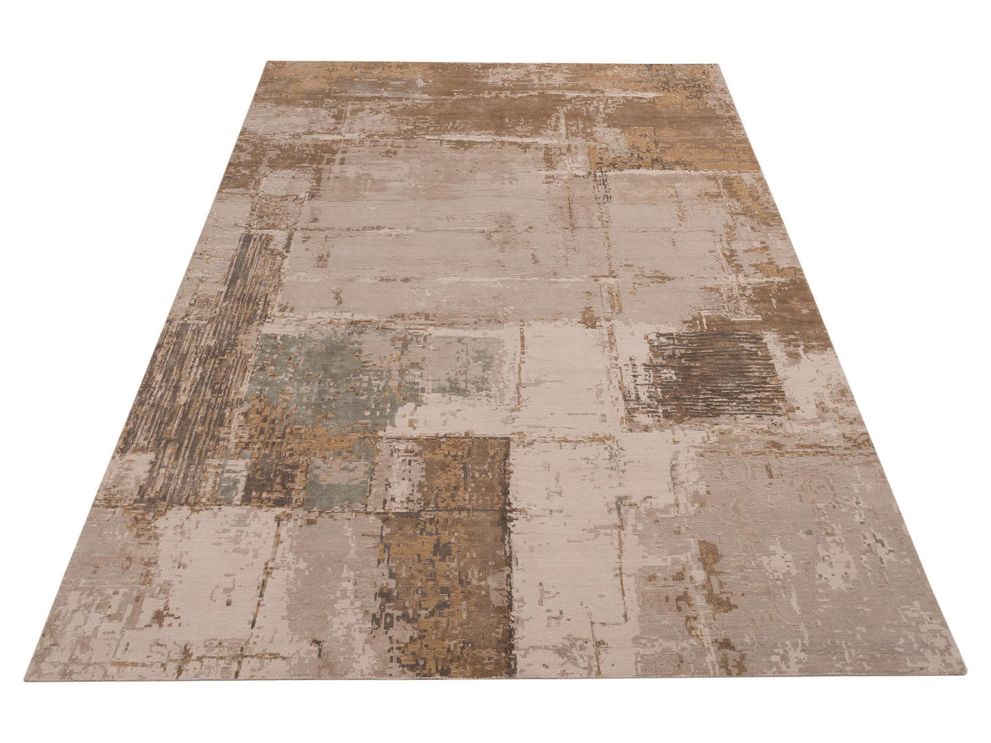 Tibetino 152959 Beige 10x14 Hand Knotted Rug