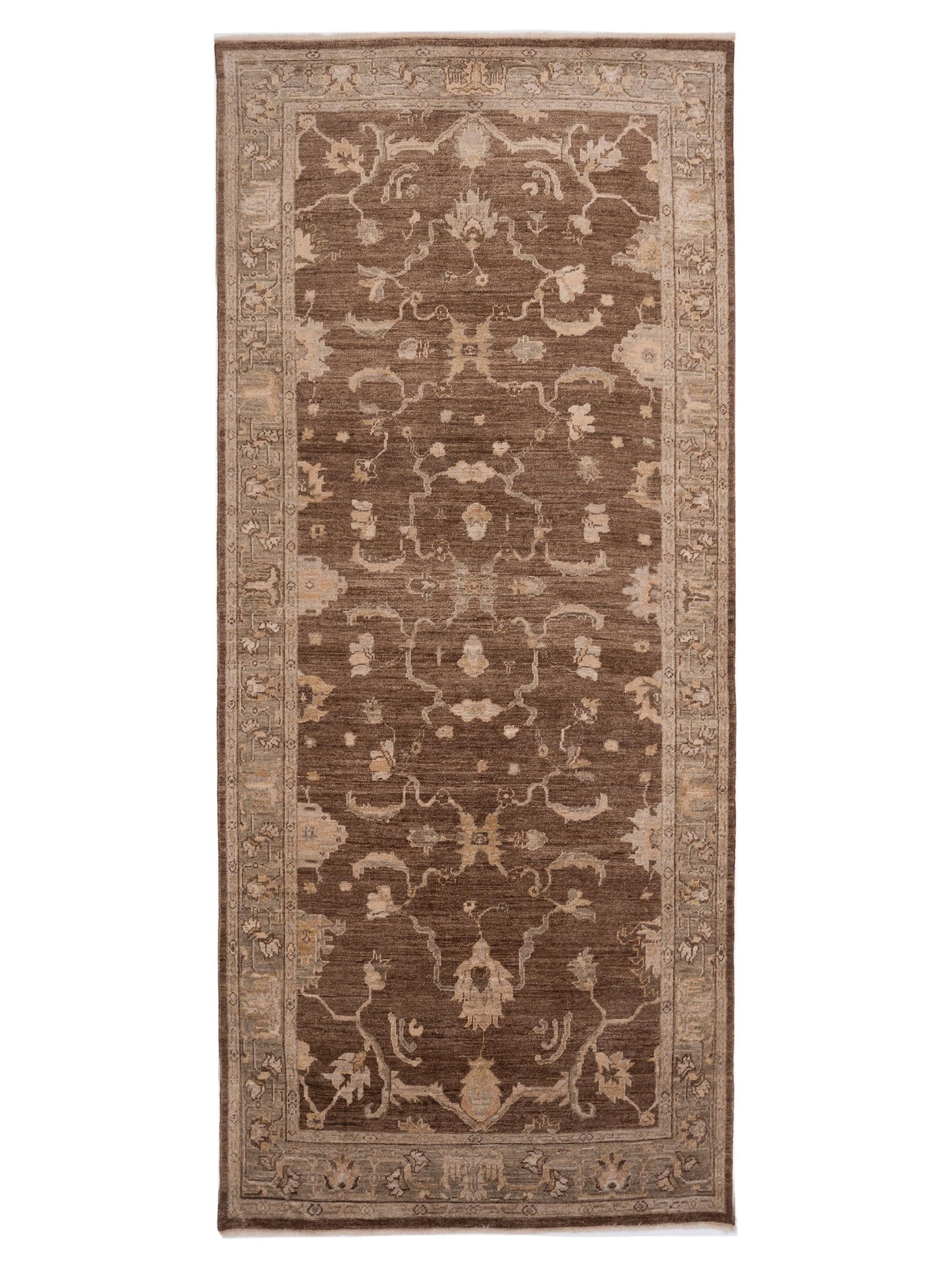 Anadol Angora Oushak  Brown Green Traditional