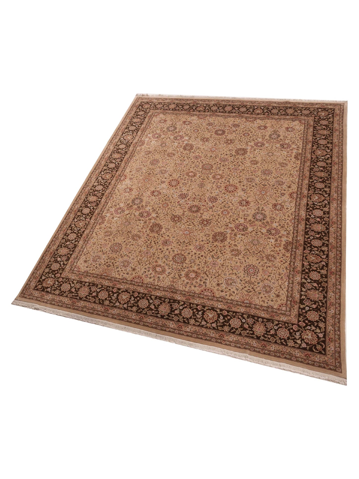 Magnolia 105690 Beige Brown 9x11.10 Hand Knotted Rug