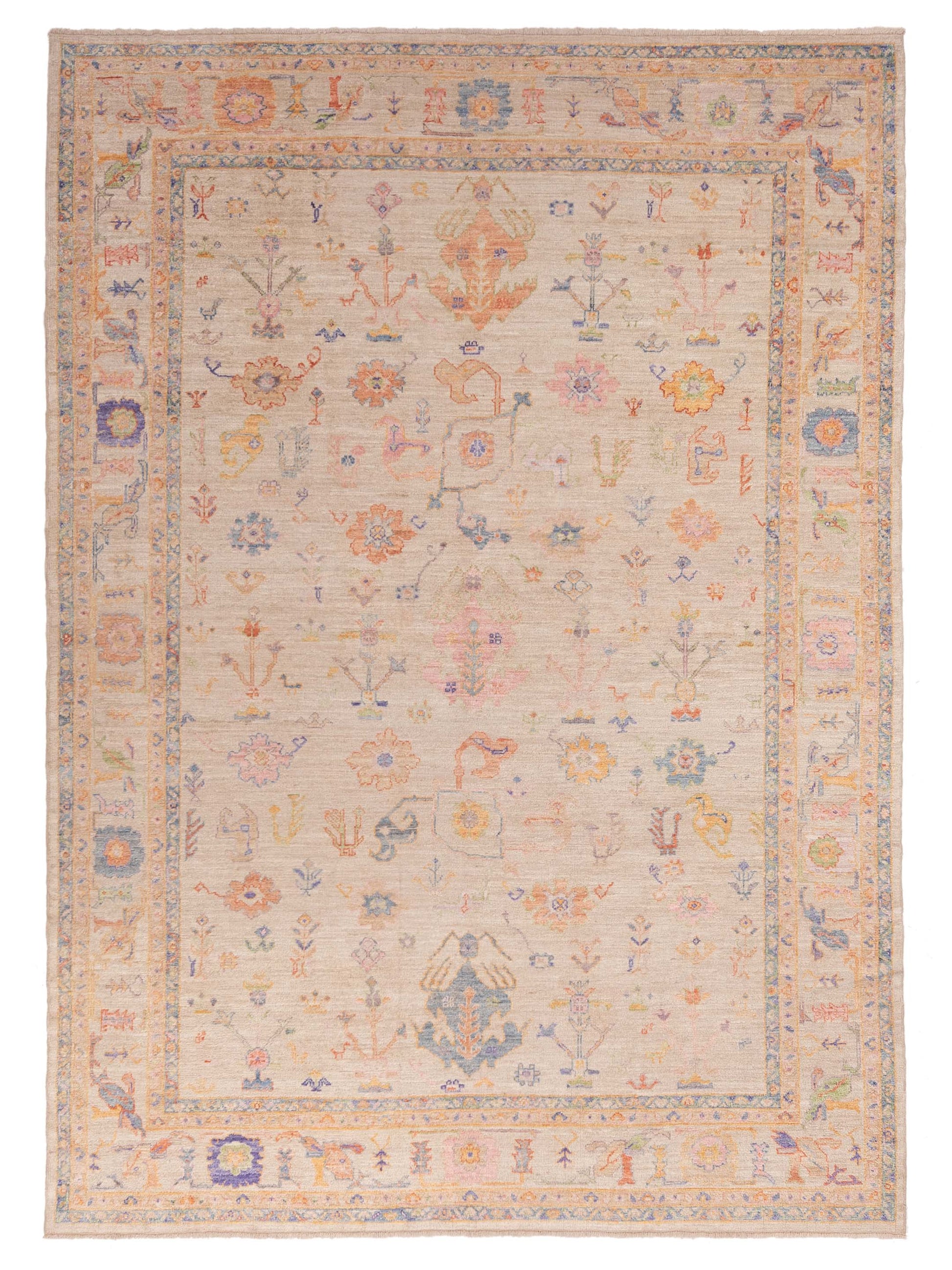 Anadol Angora Oushak  Beige Beige Traditional