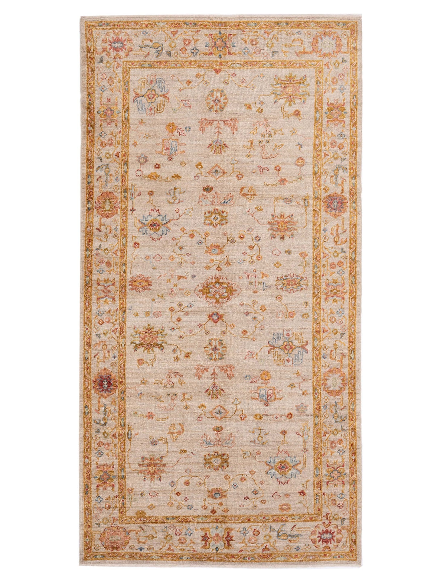 Anadol Angora Oushak  Ivory Ivory Traditional