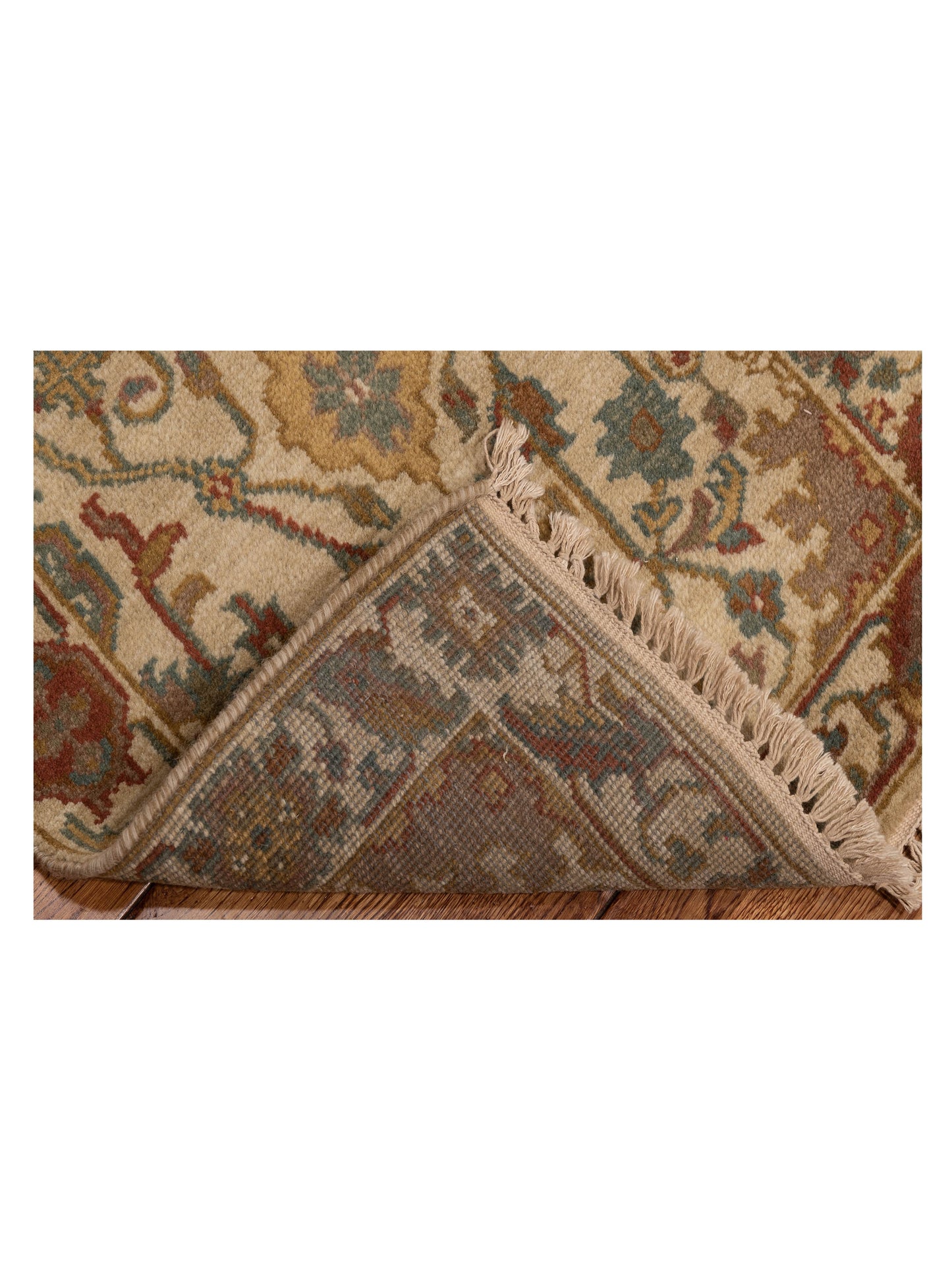 Lilac 103181 Beige Beige 2x4 Hand Knotted Rug