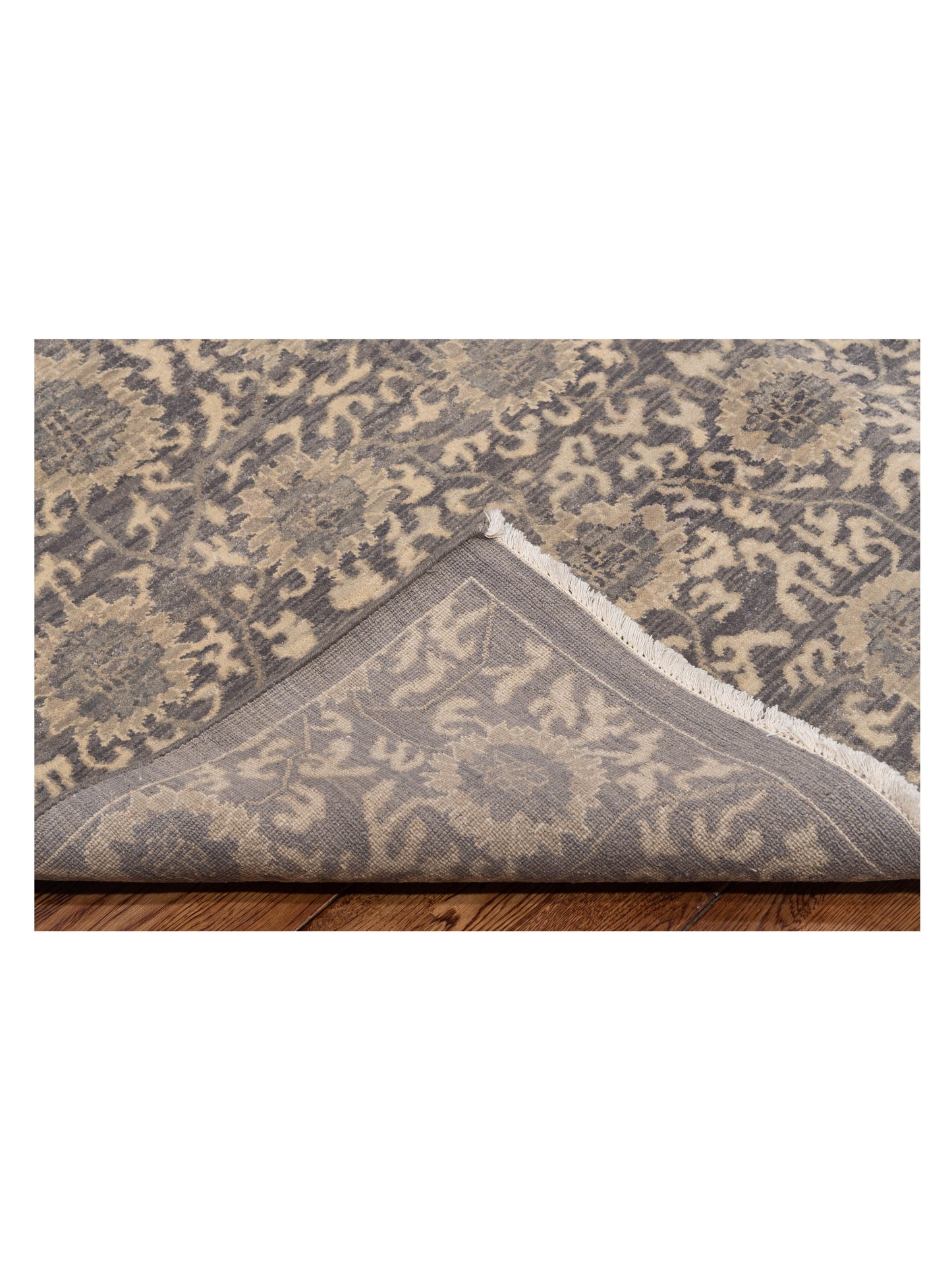 Tibetino 119236 Gray 8.1x9.9 Hand Knotted Rug