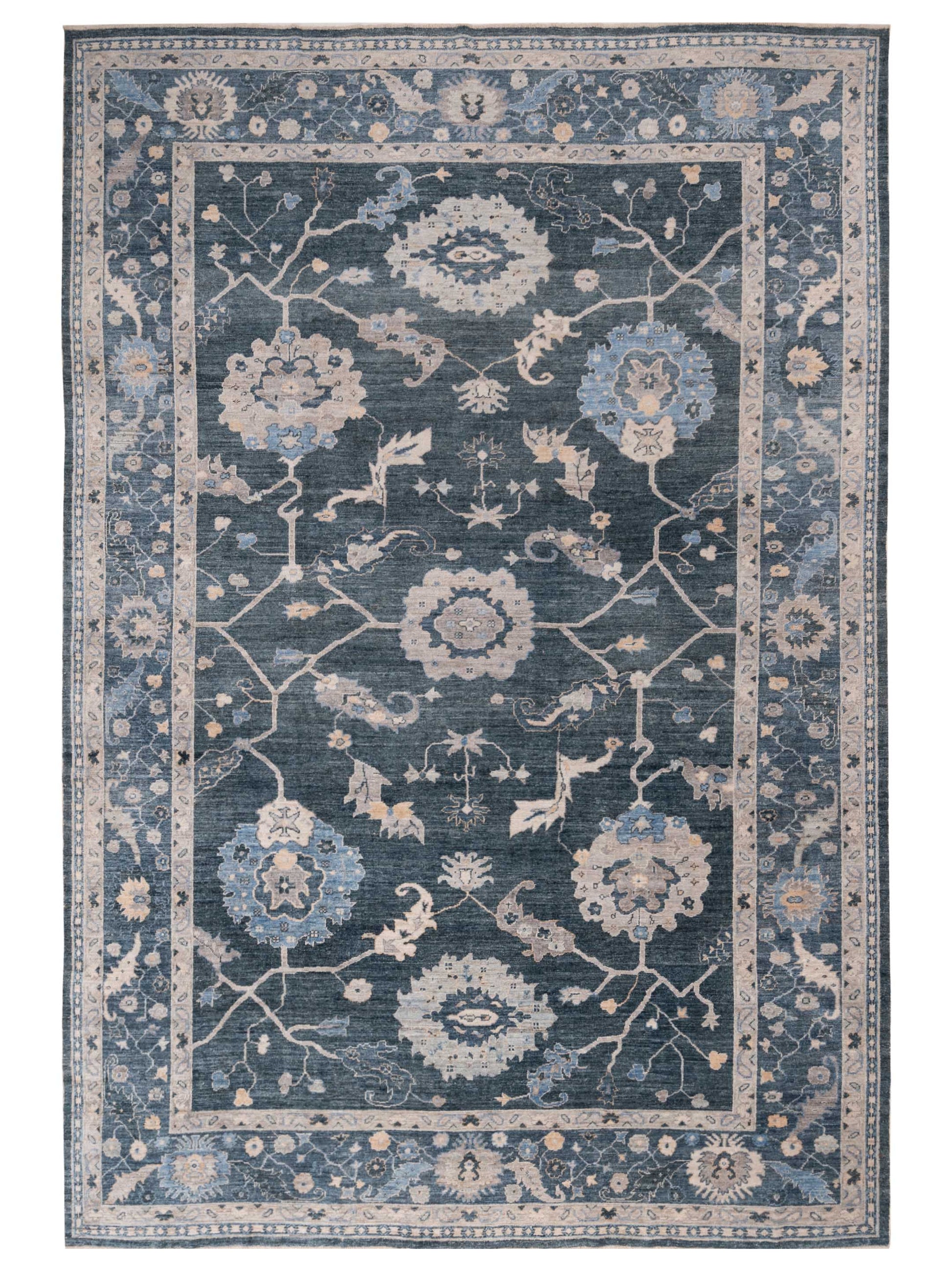 Anadol Angora Oushak  Blue Blue Traditional