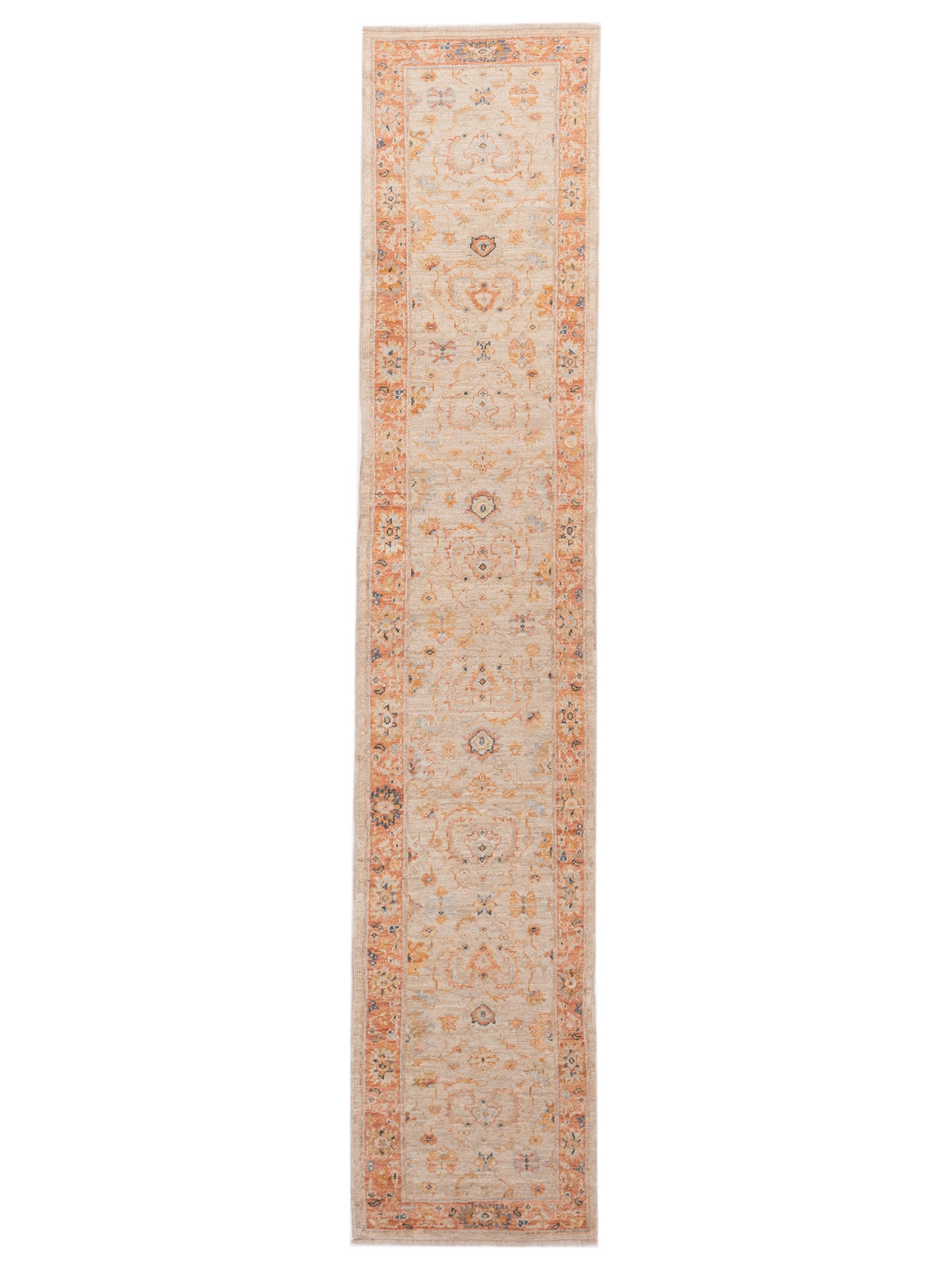 Anadol Angora Oushak  Ivory Rust Traditional