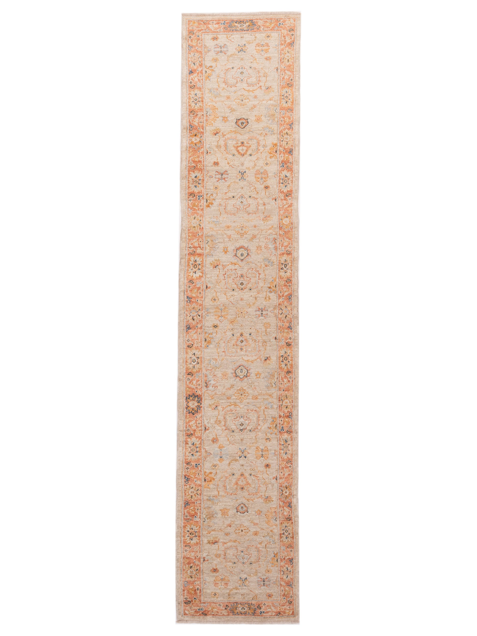 Anadol Angora Oushak  Ivory Rust Traditional
