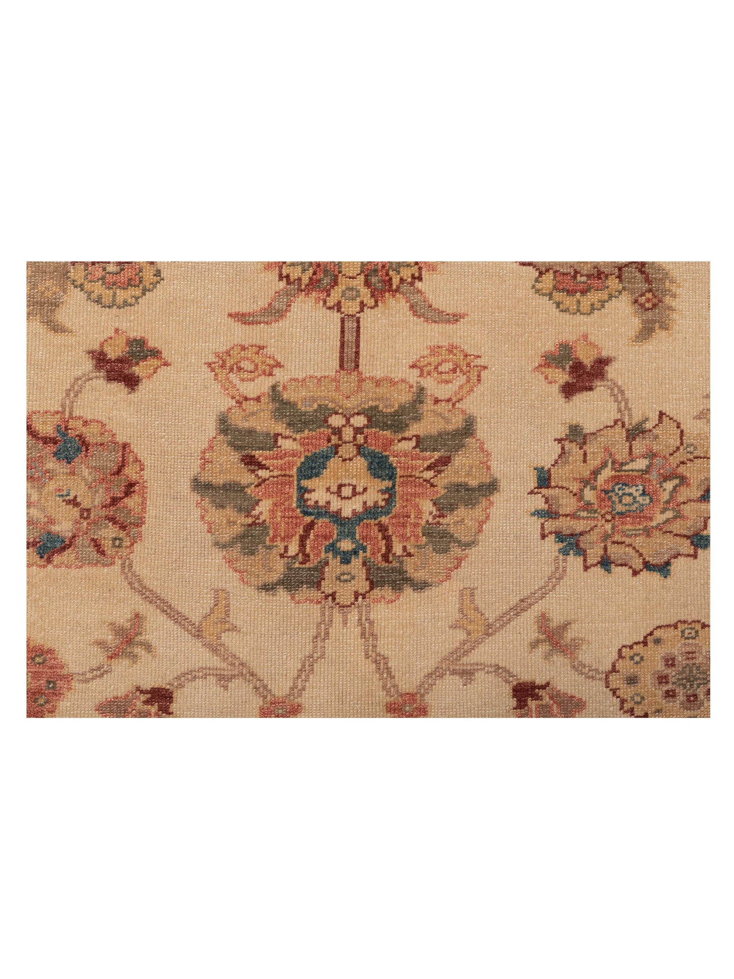 Antique Loom 108022 Ivory Gold 9.6x12.1 Hand Knotted Rug