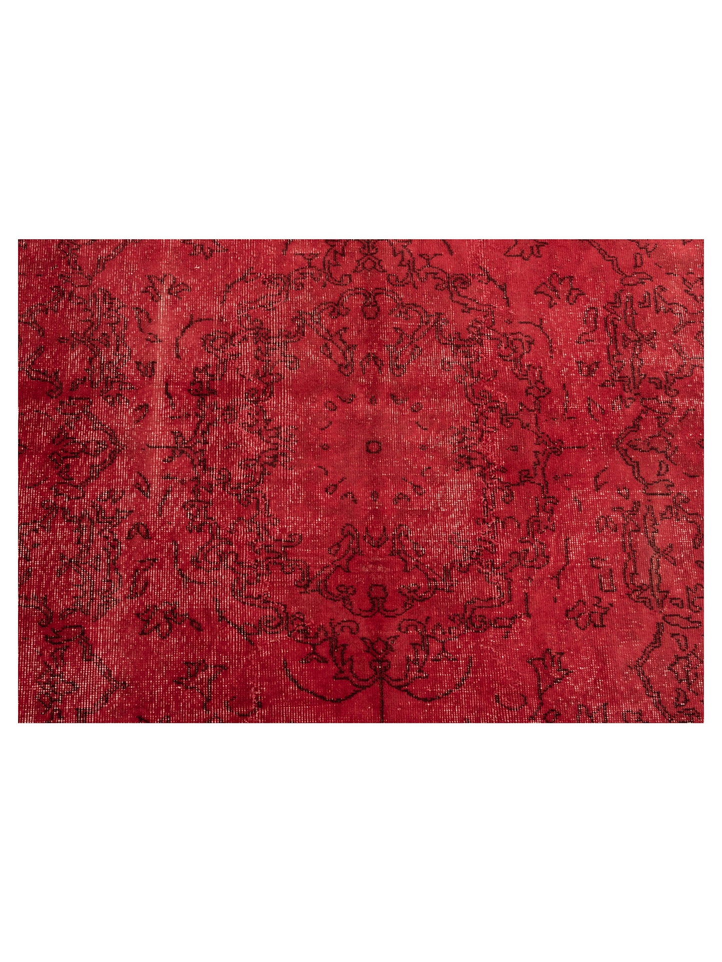 Vintage 114650 Red 5.3x8.1 Hand Knotted Rug