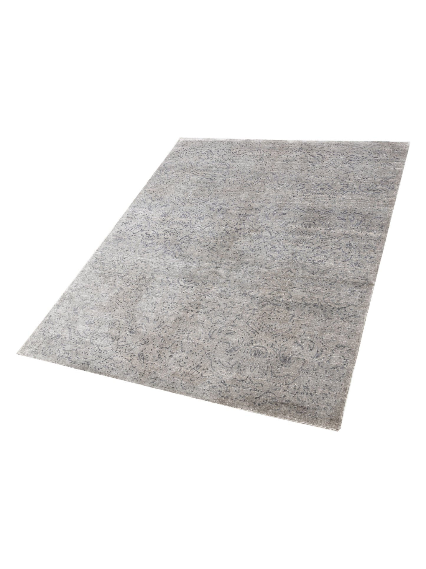 Tibetino 119210 Gray 8x9.11 Hand Knotted Rug