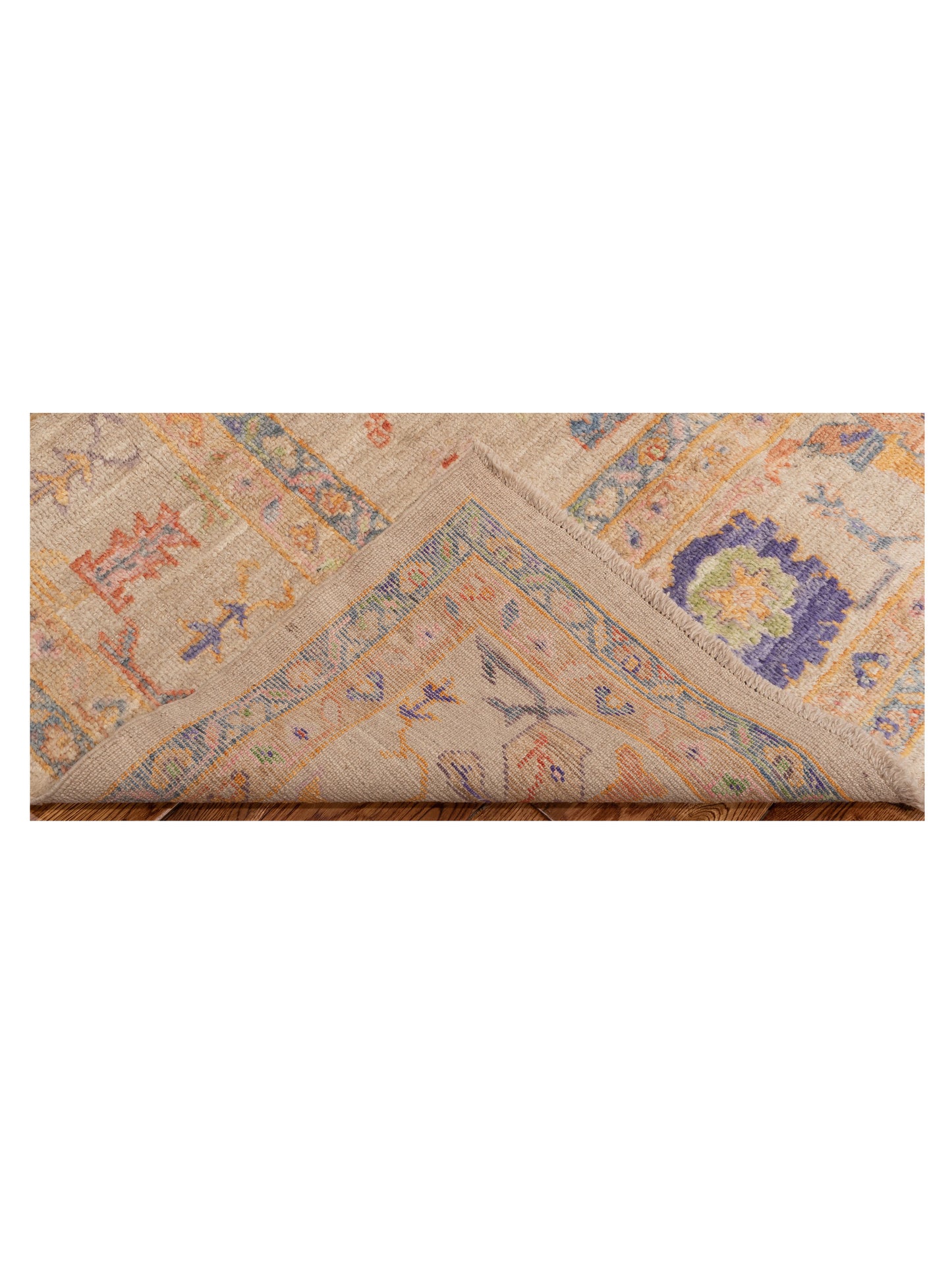 Angora Oushak 150469 Beige Beige 9.9x13.5 Hand Knotted Rug