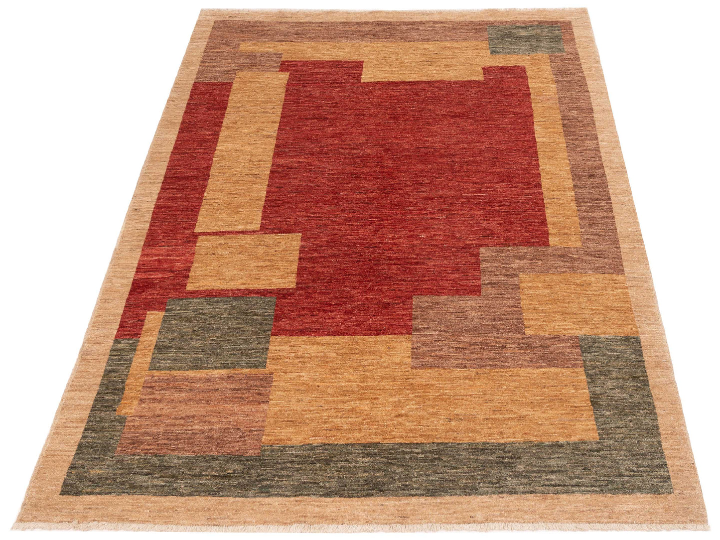Bahar 92374 Multi 5.7x7.7 Hand Knotted Rug