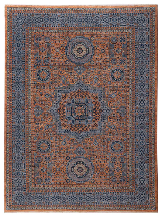 Nomad Super Mamluk  Orange Gray Traditional