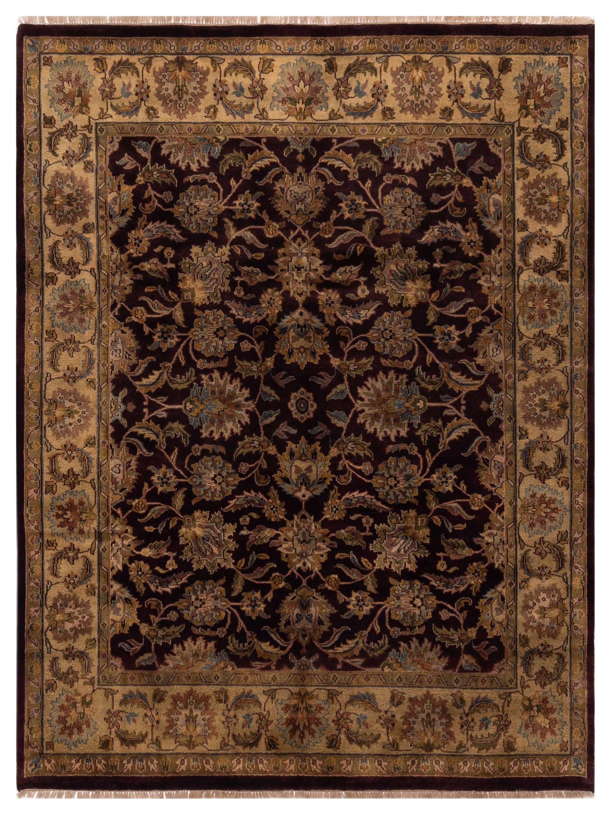 Rajpur Royal  Purple Ivory Traditional