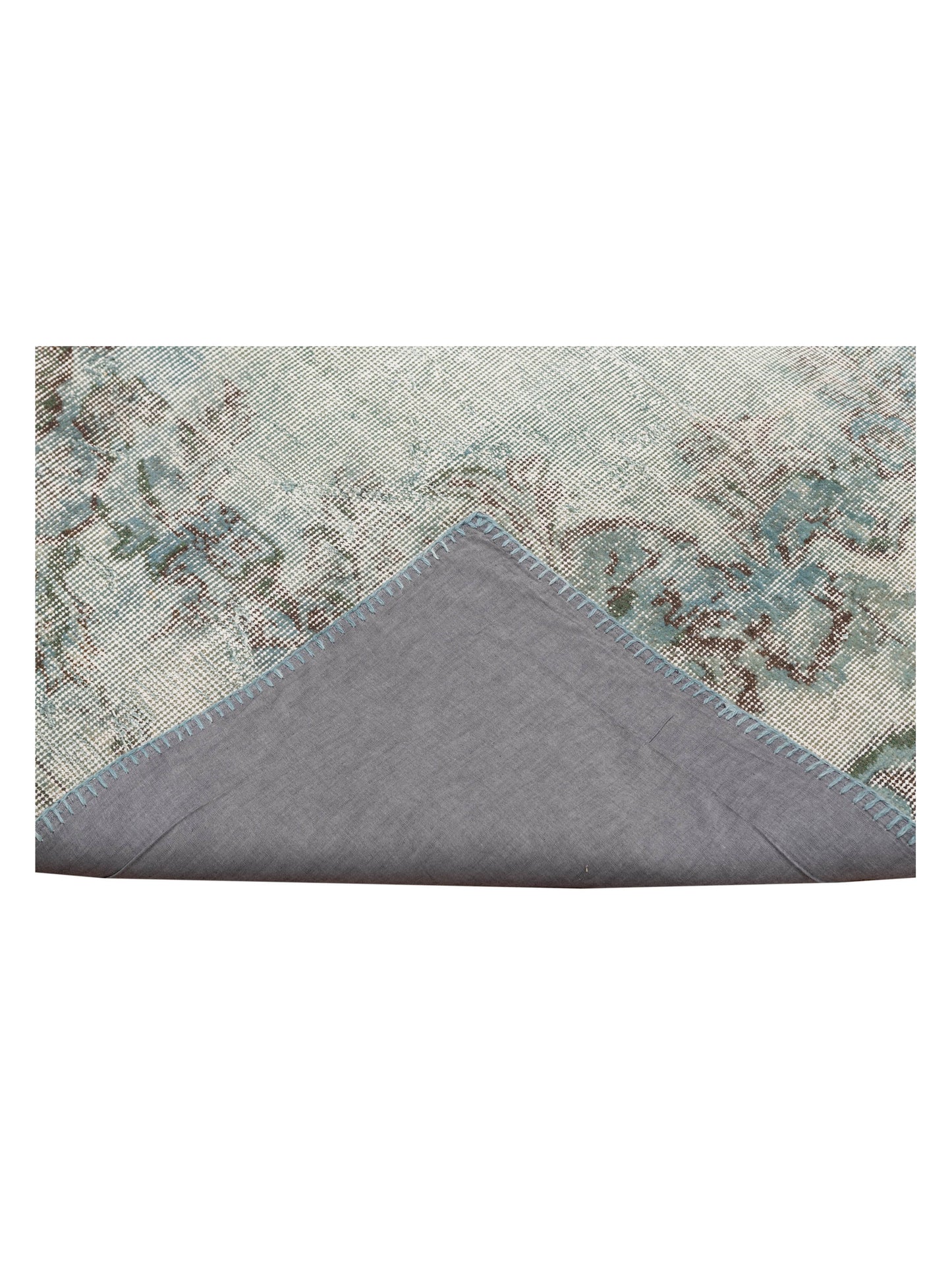 Turkish Vestige Patchwork 130972 Blue 10x13.10 Hand Knotted Rug