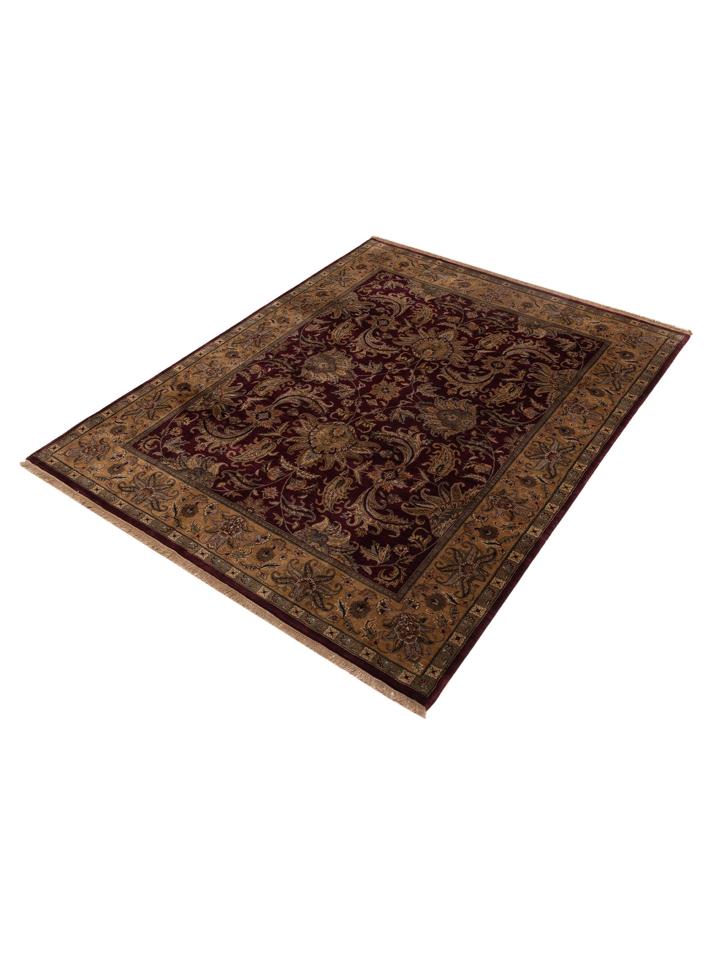 Royal 999919 Red Gold 7.11x10 Hand Knotted Rug
