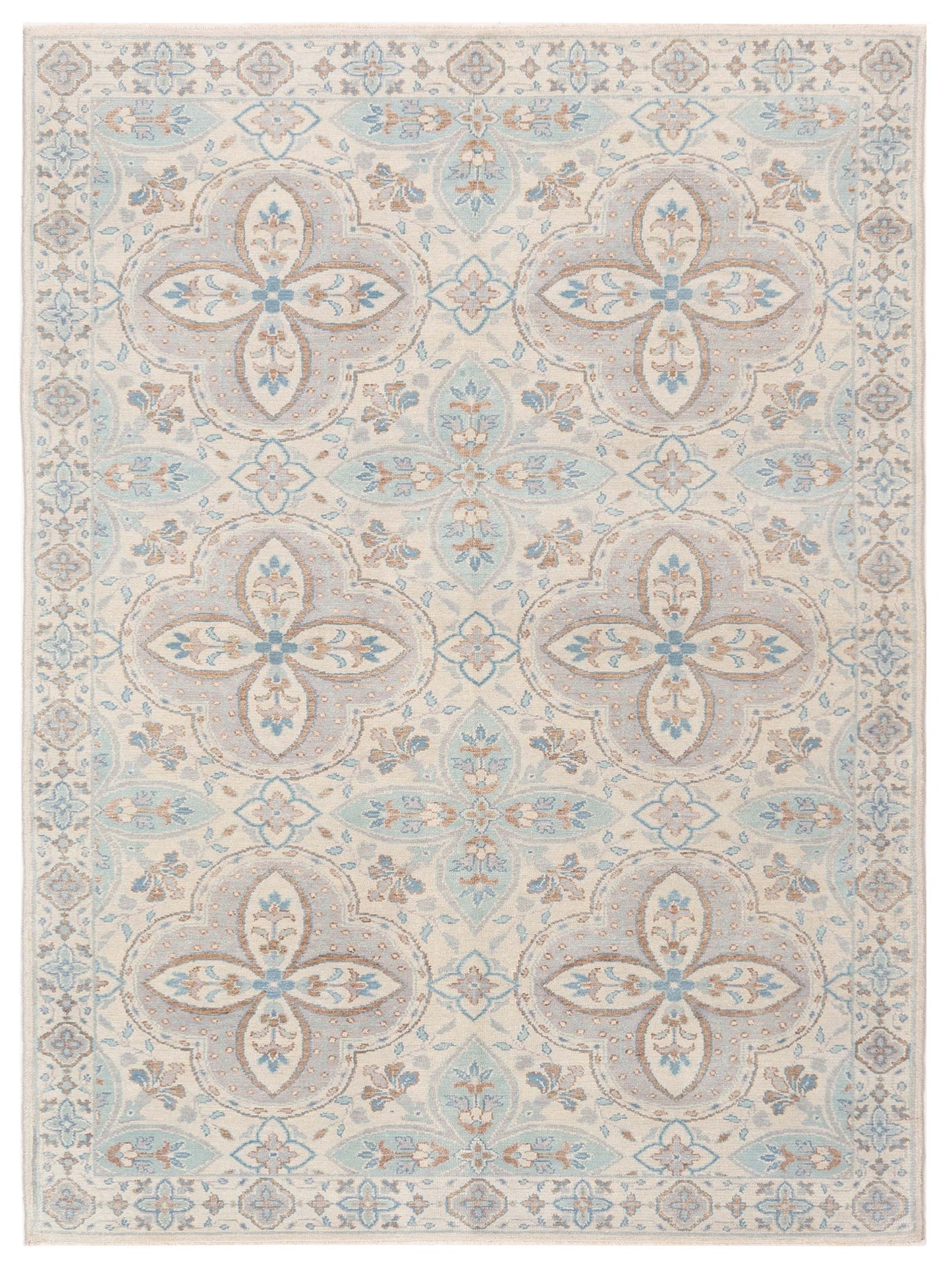 Rajpur Andalusia  Ivory Blue Transitional